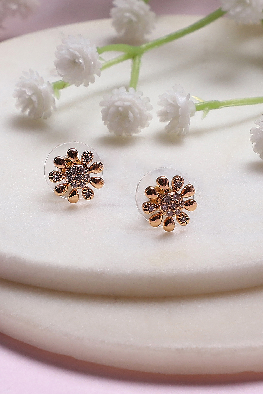 White Alloy Studs image number 0