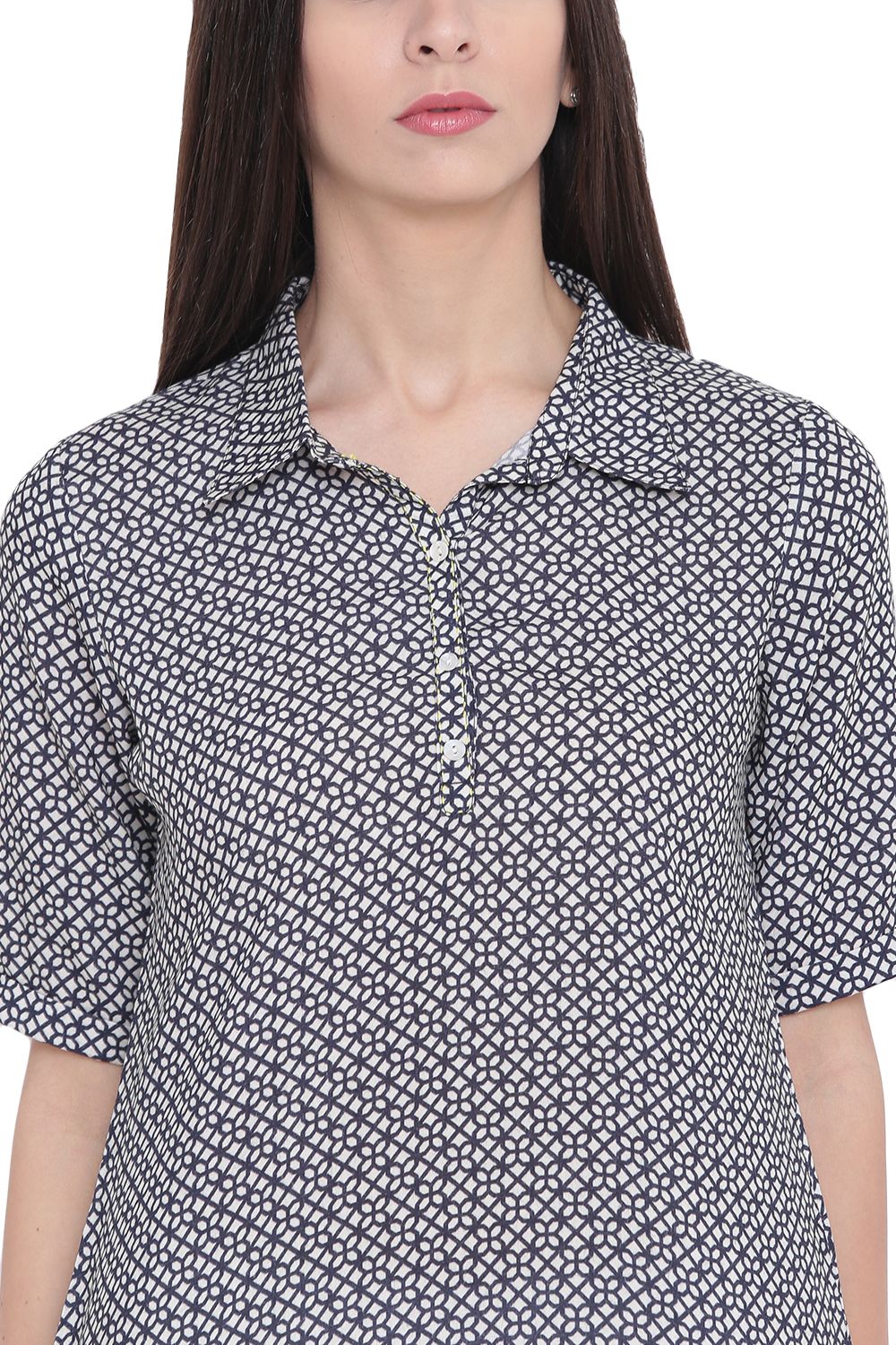 Black Viscose Indie Top image number 1