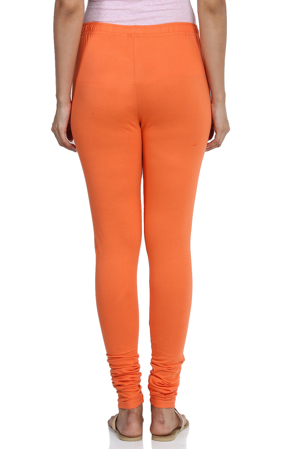 Coral Cotton Leggings image number 4