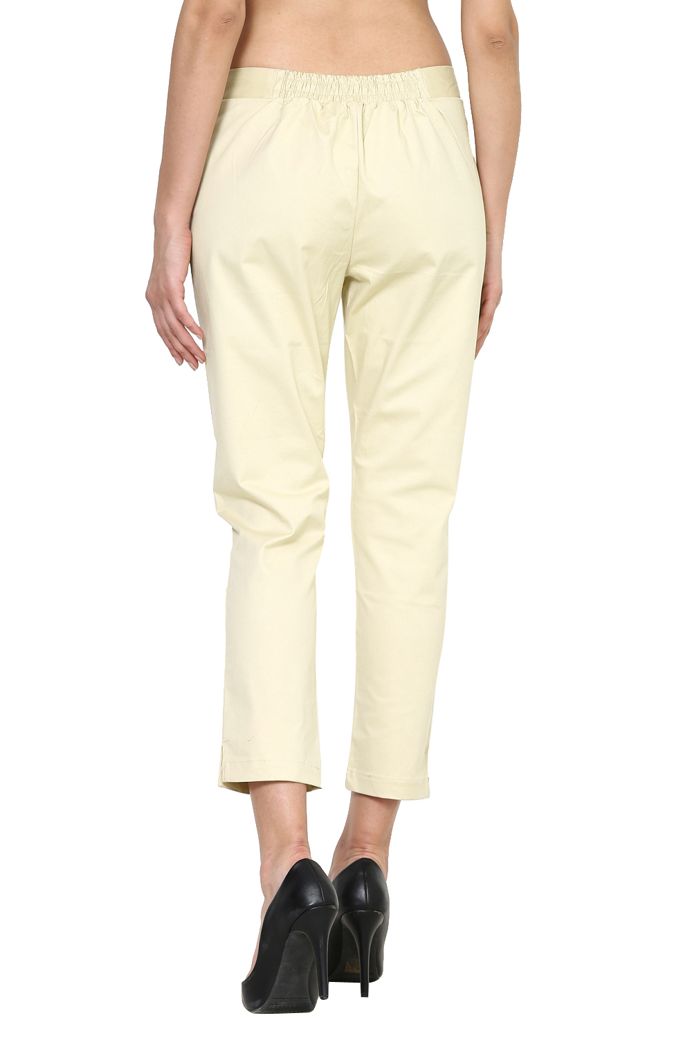 Light Pink Cotton Fusion Pants image number 4