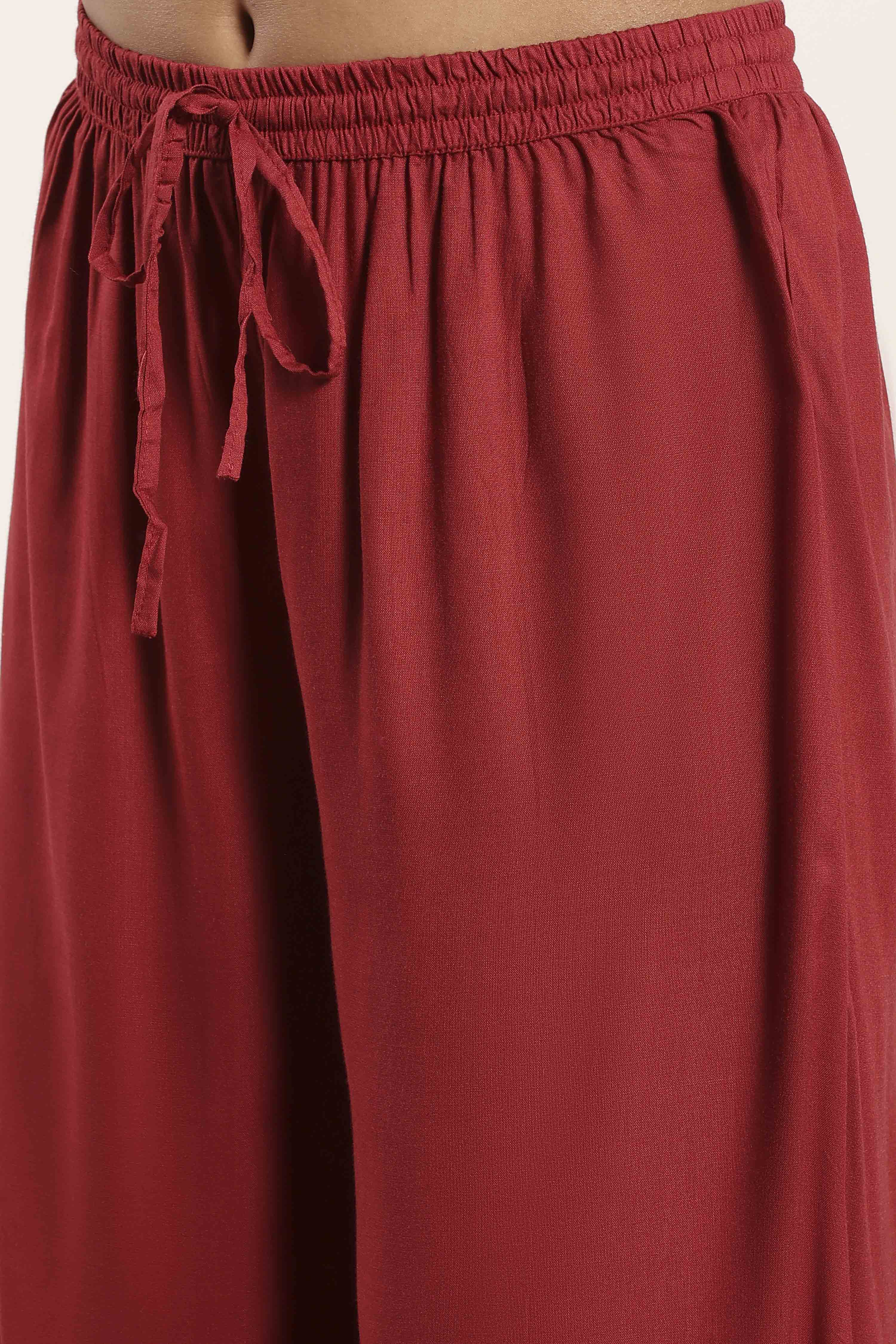 Blue Viscose Rayon Straight Kurta Pants Set image number 2