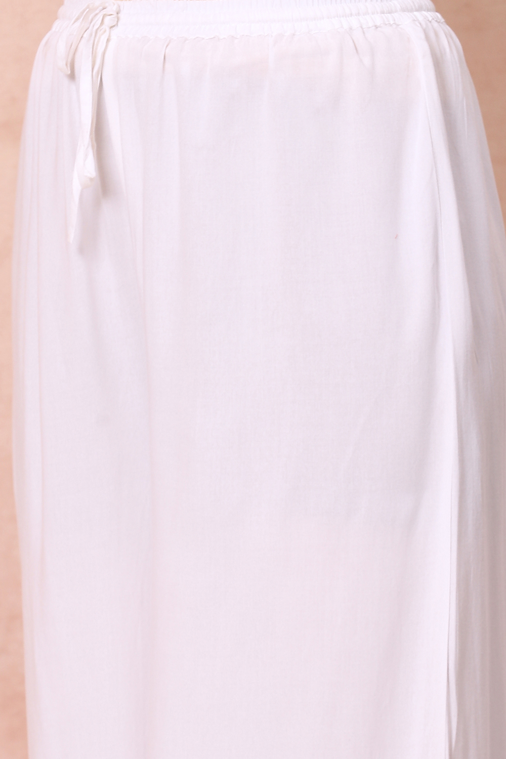 White Viscose Palazzo image number 1