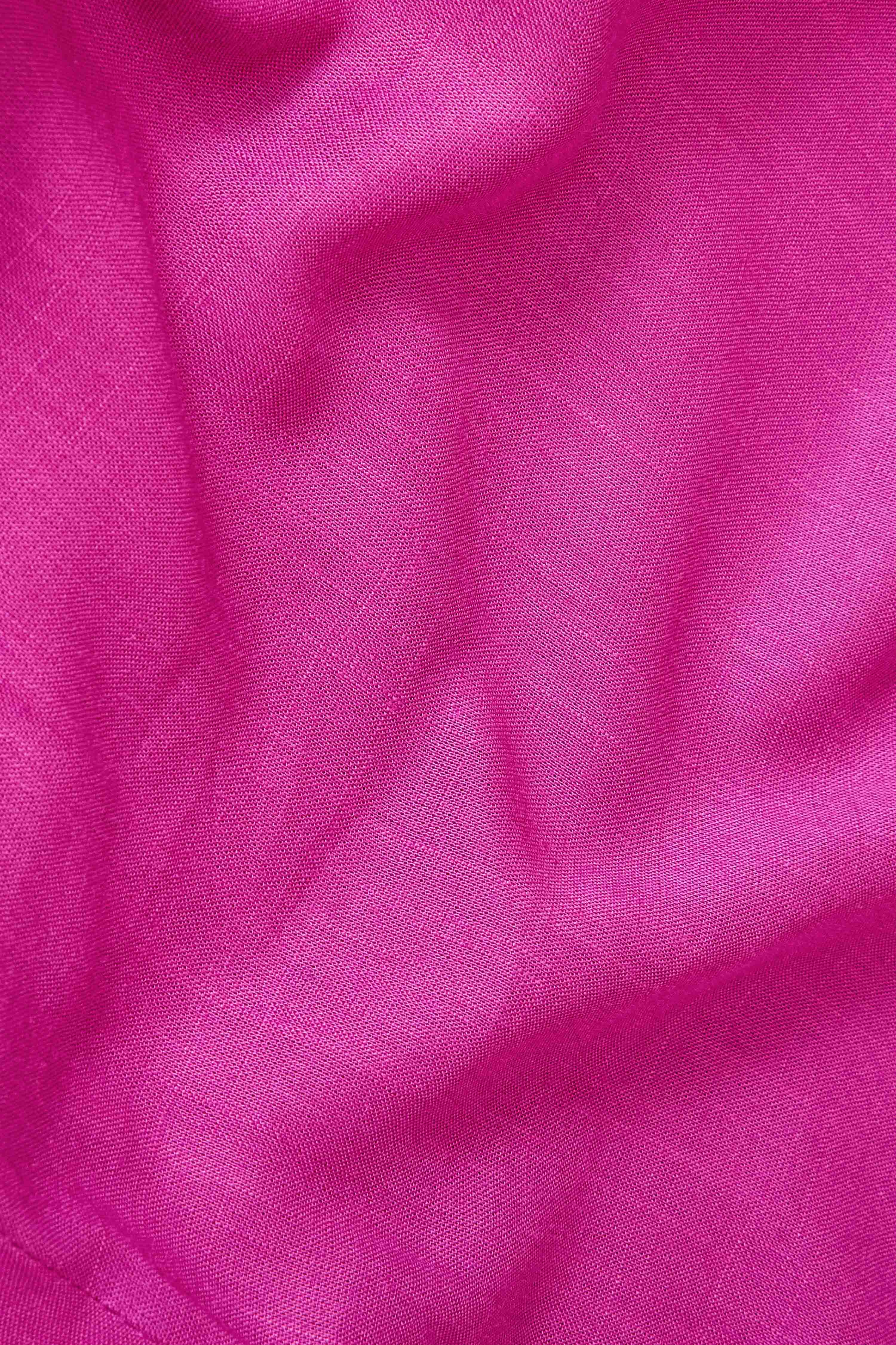 Pink Viscose Rayon Straight Solid Kurta image number 3
