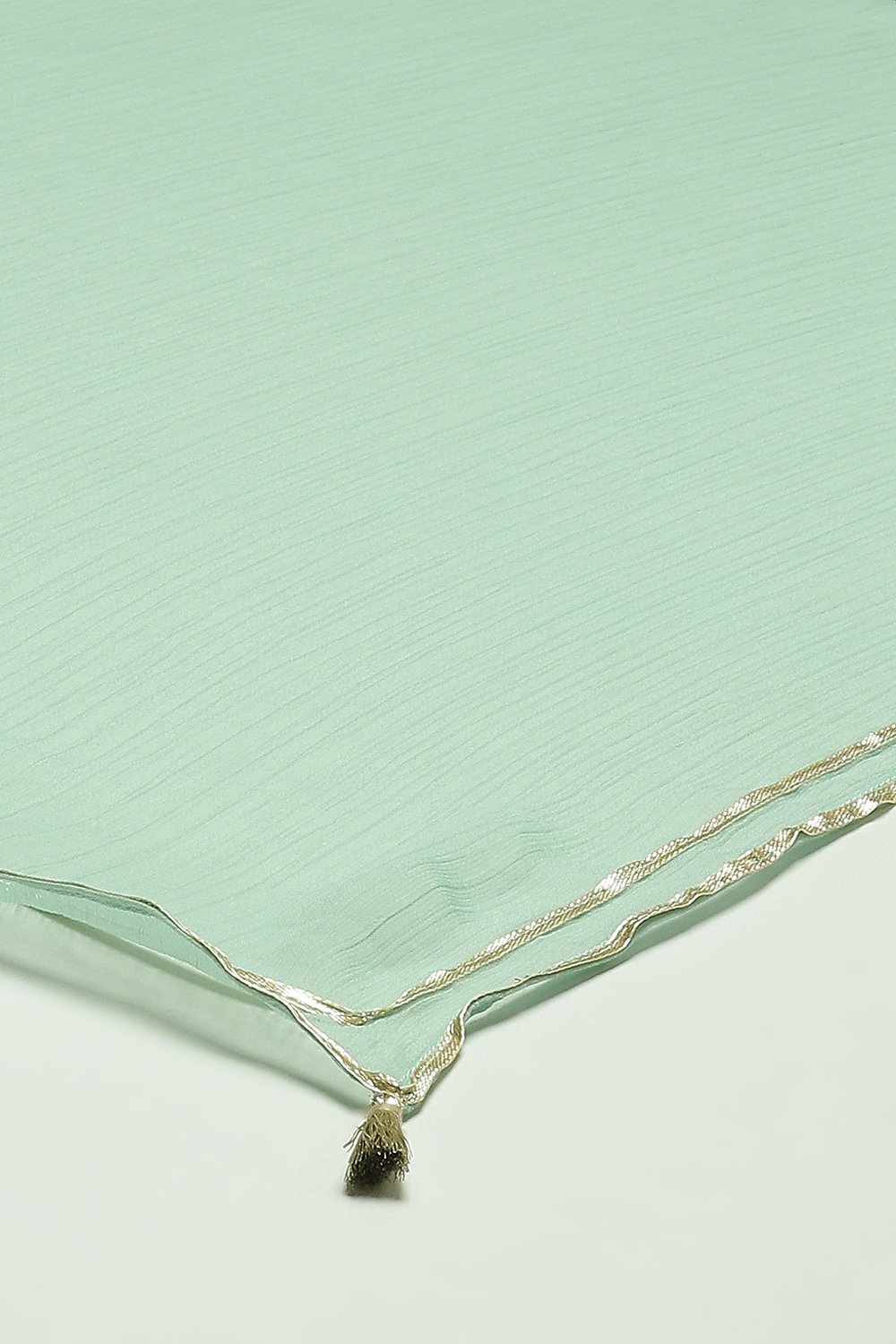 Light Blue Cotton Blend Woven Straight Kurta Suit Set image number 3