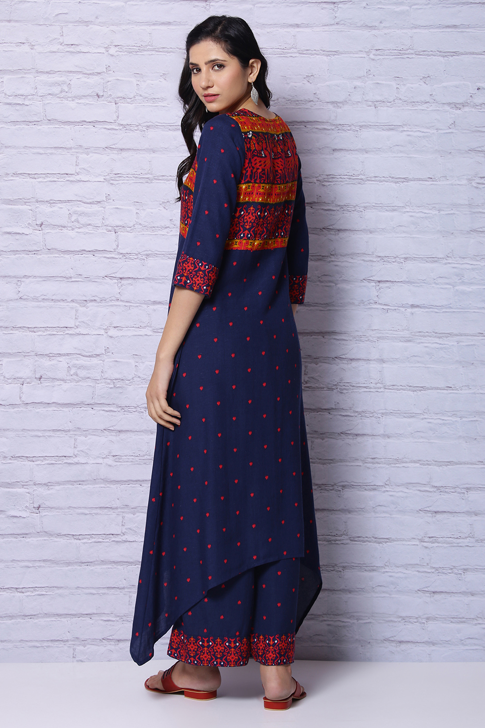 Indigo Viscose Kurta image number 6