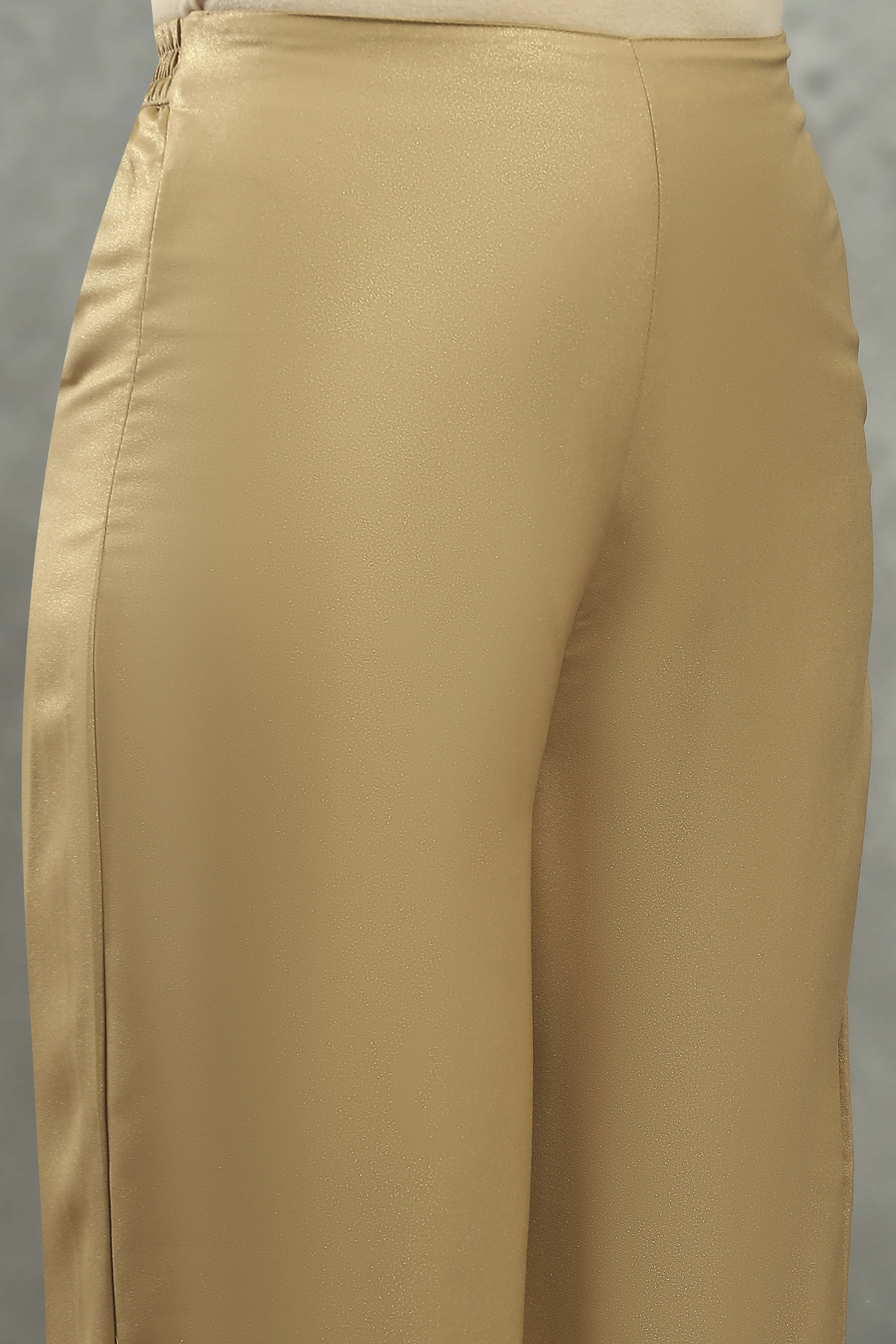 Red Viscose Straight Kurta Pants Set image number 2