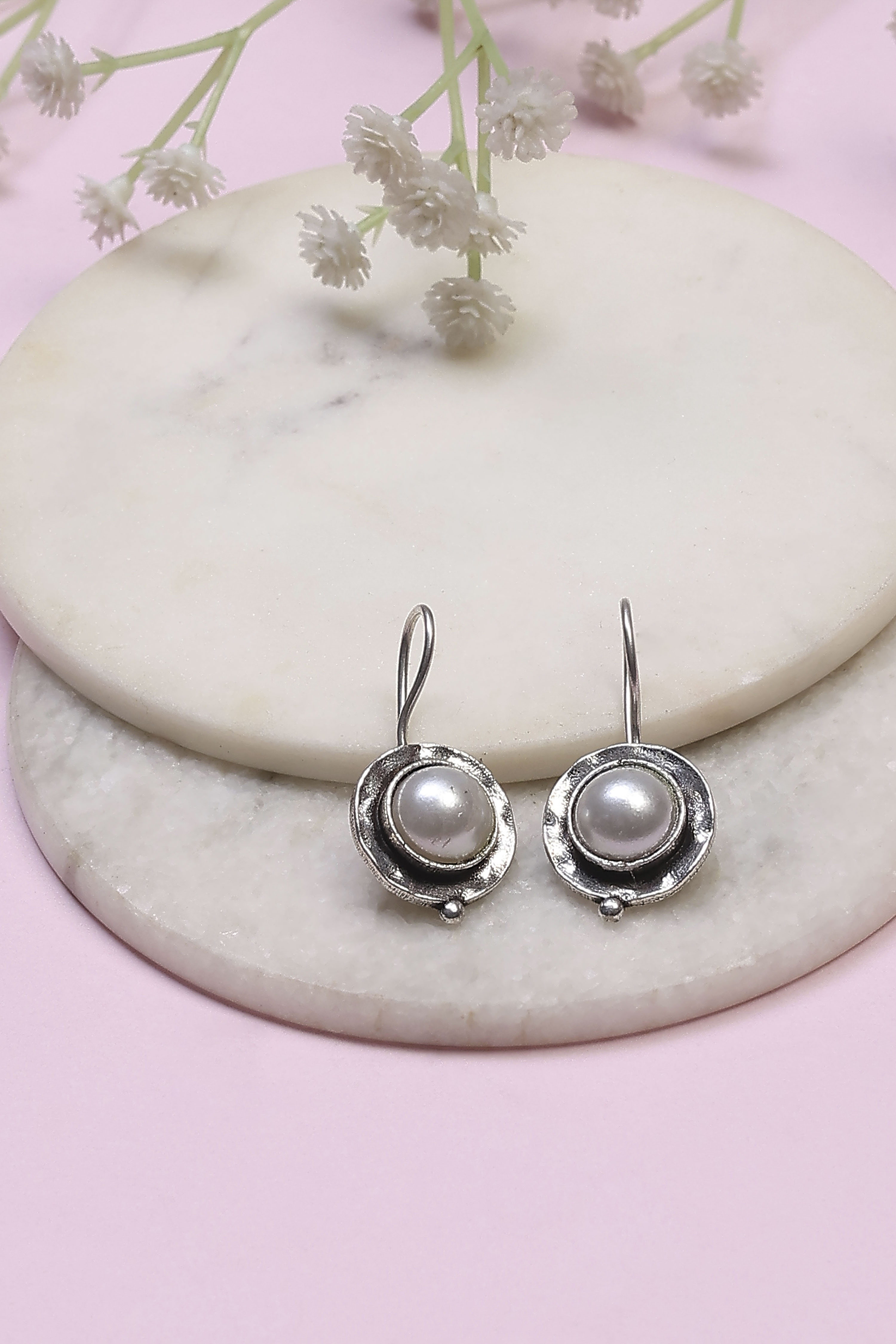 Pearl Brass Drop & Danglers image number 0