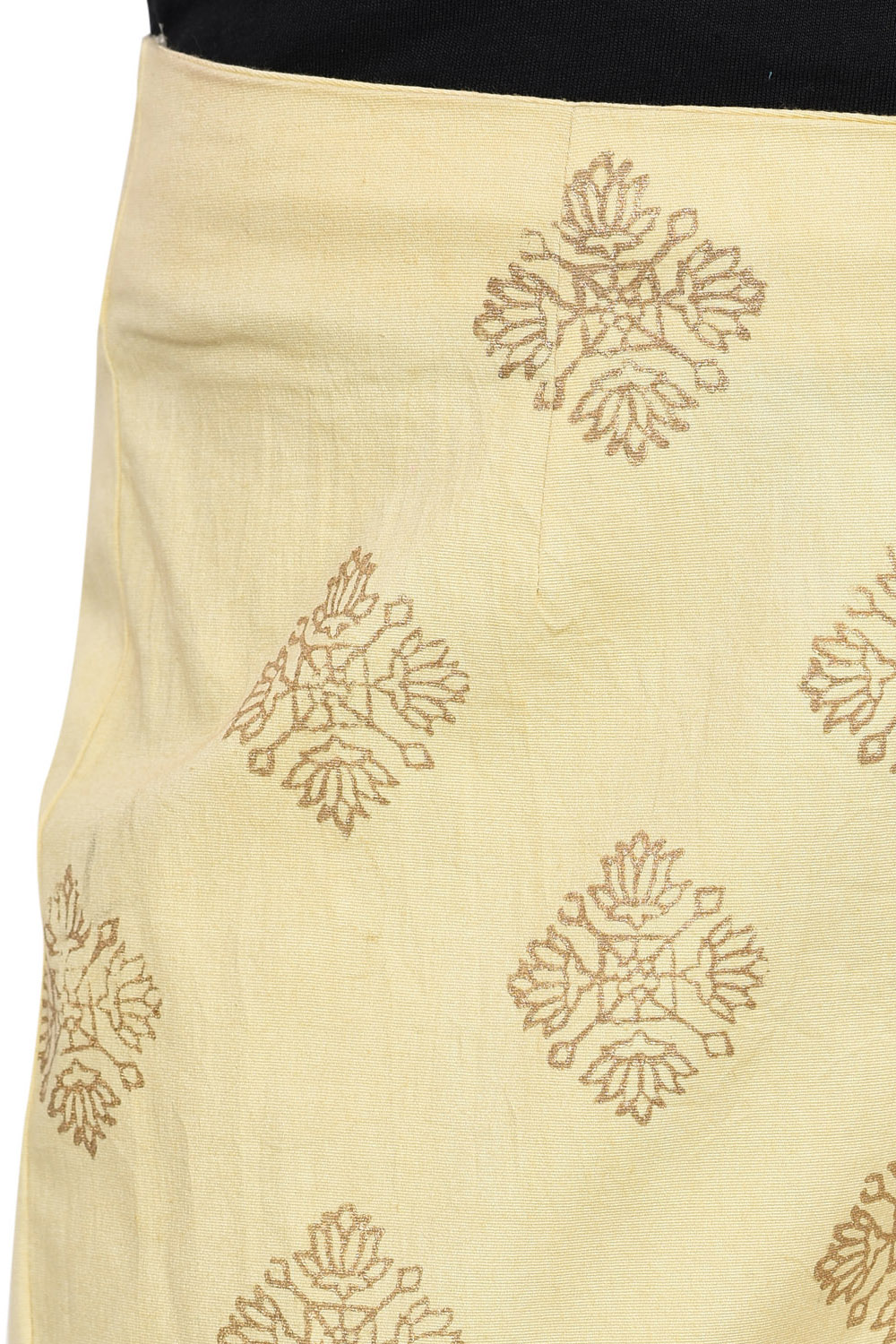 Beige Polyester Slim Pants image number 4