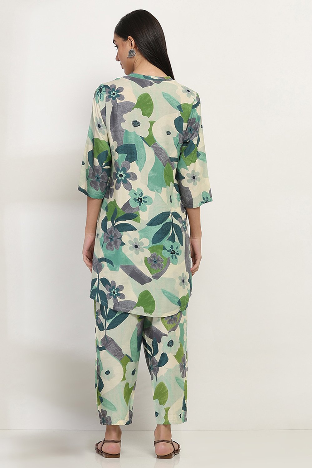 Aqua Viscose Straight SET image number 4