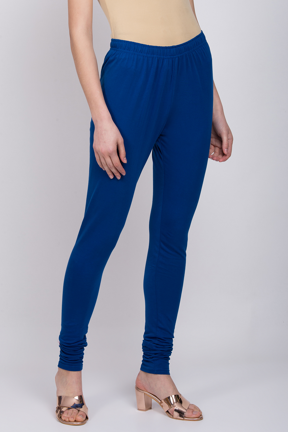 Blue Cotton Churidar image number 0