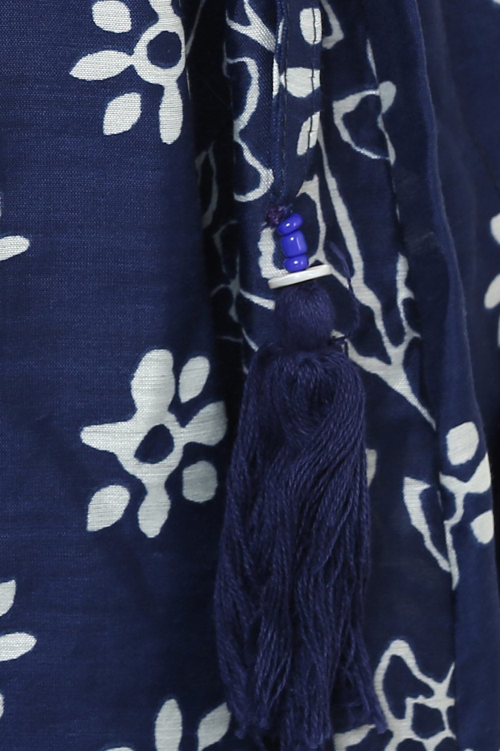 Indigo Poly Chanderi Skirt image number 5