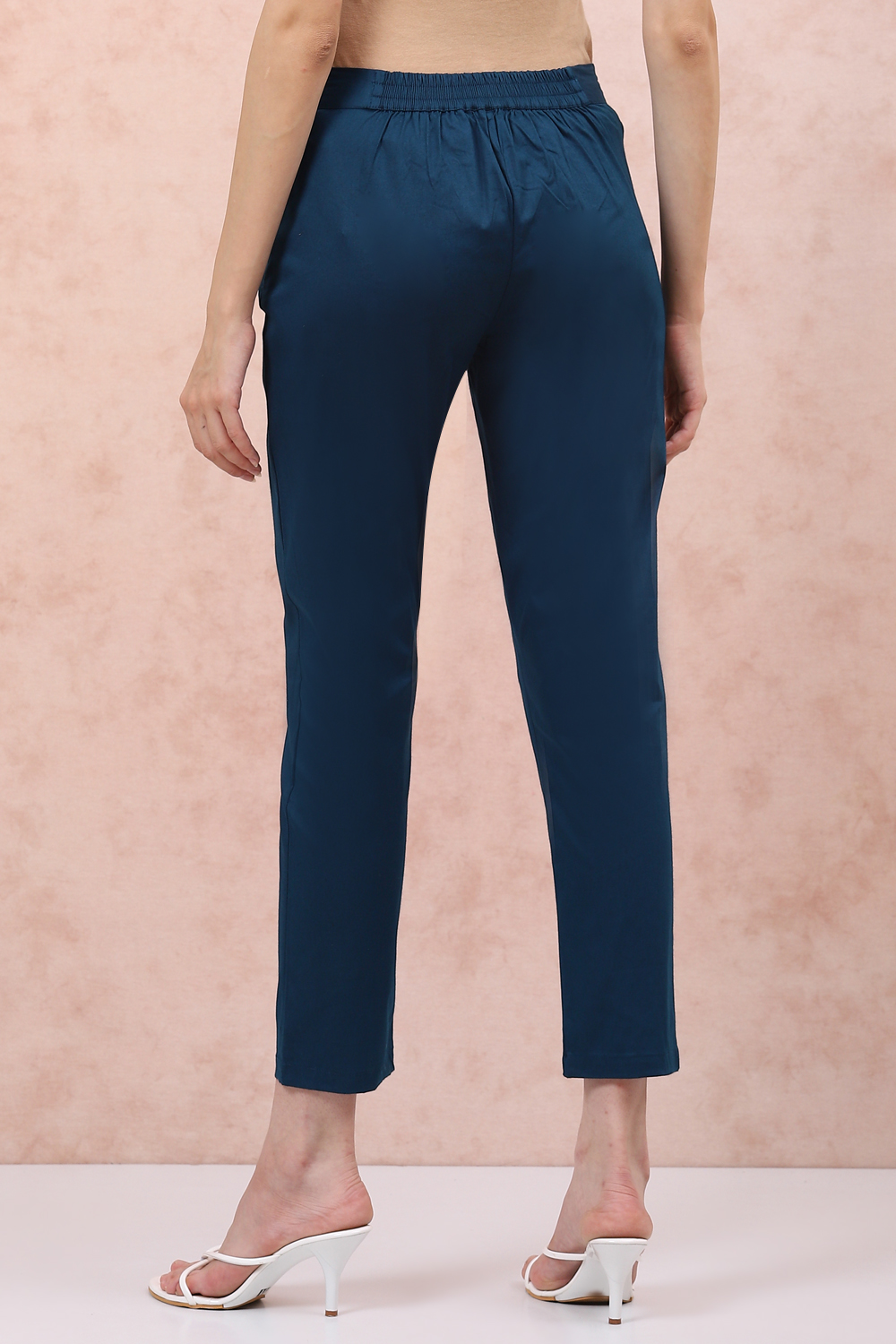 Cobalt Blue Slim Pants image number 4
