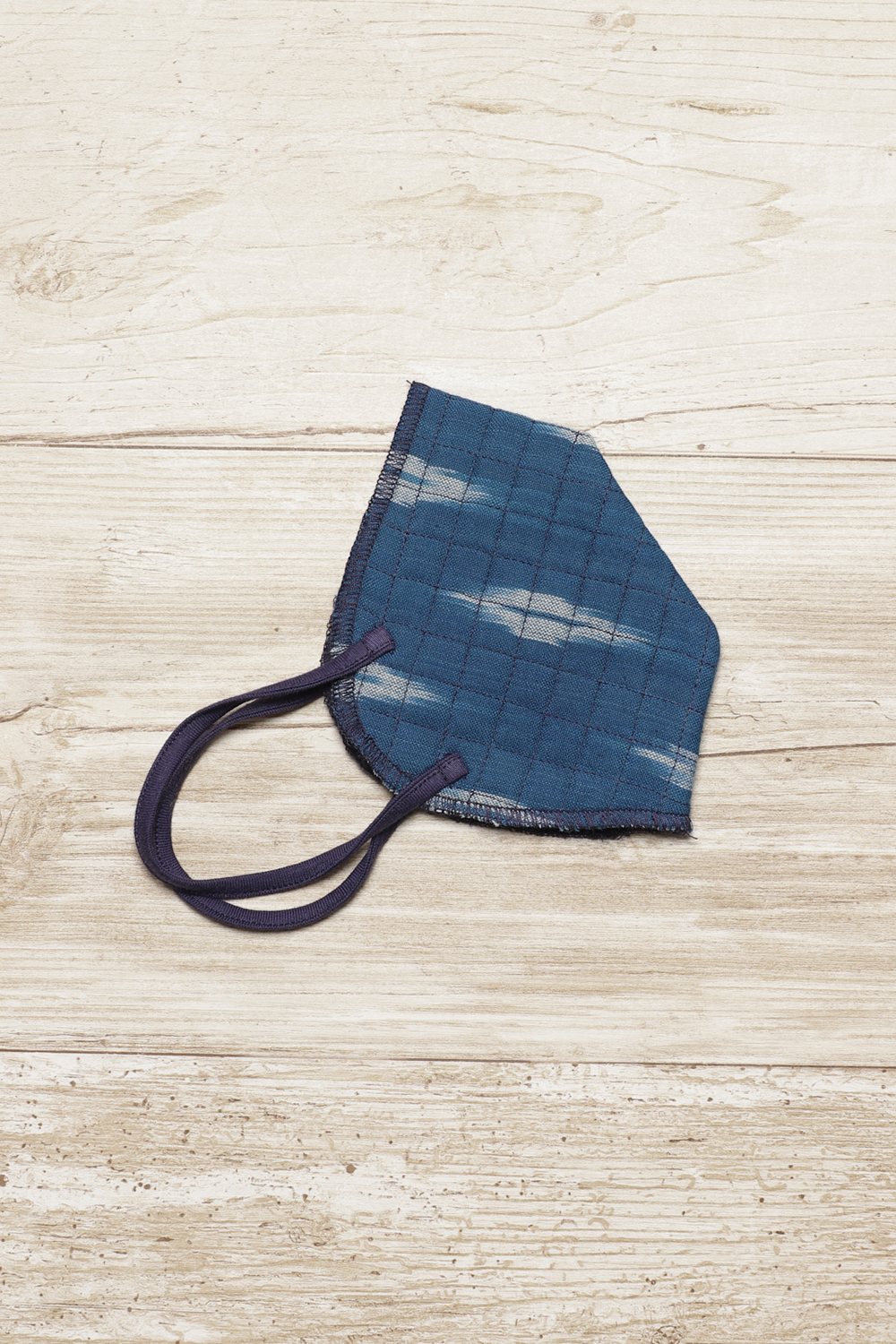 Blue Cotton Mask image number 2