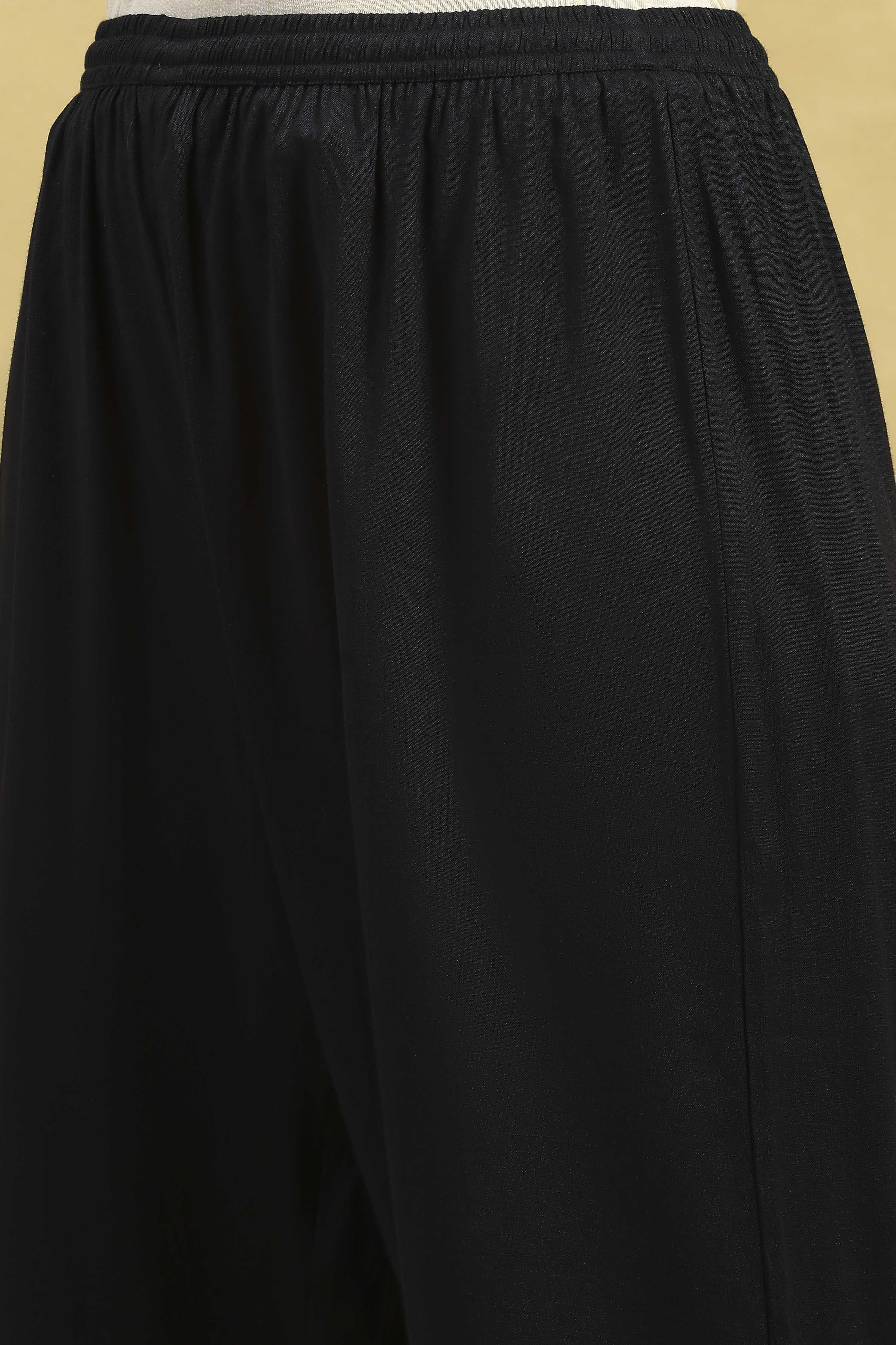 Brown Viscose Blend Printed Straight Kurta Pants Set image number 2