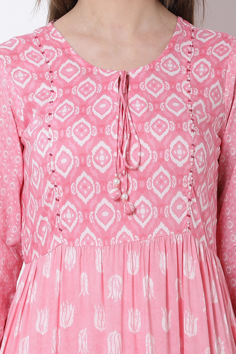 Pink Viscose Dress image number 1