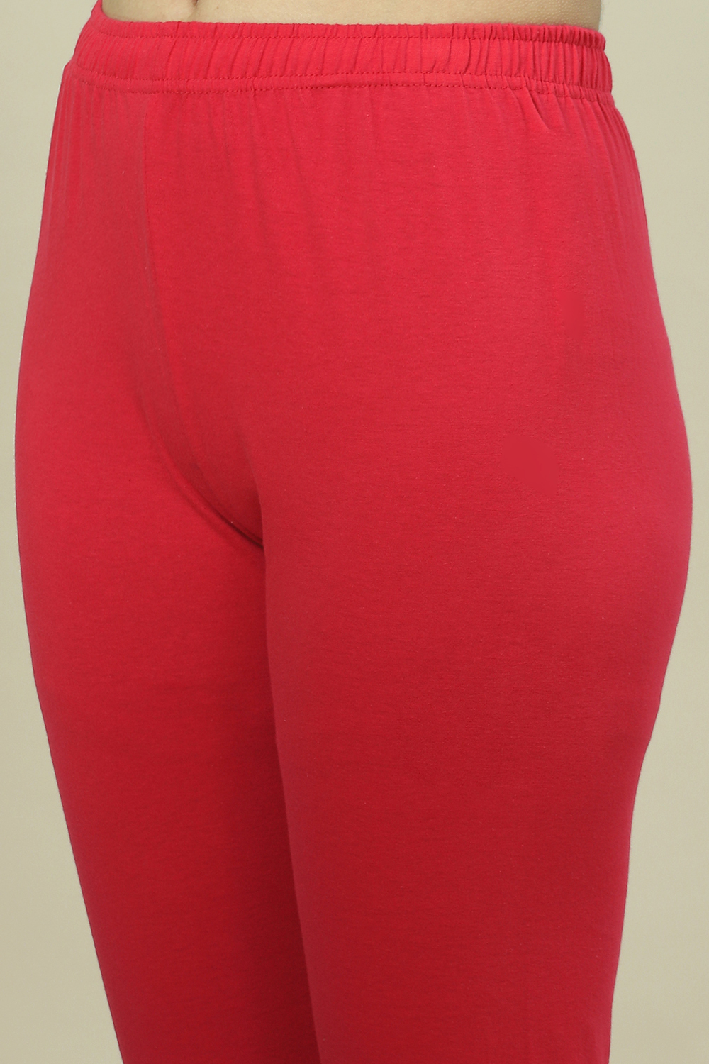 Pink Cotton Blend Straight Kurta image number 2