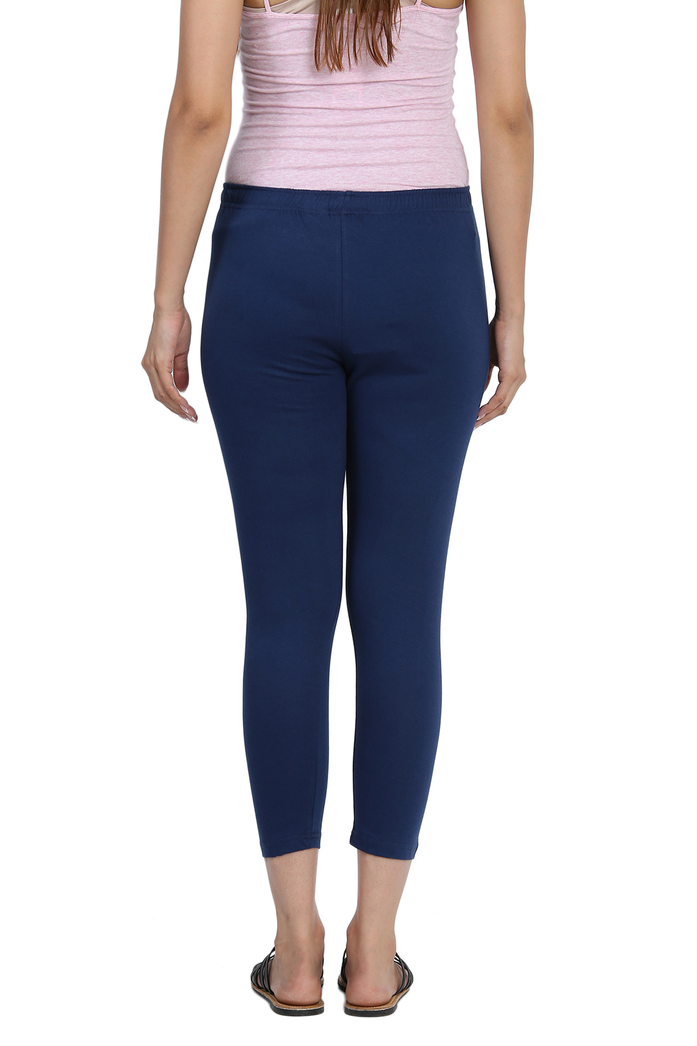 Indigo Cotton Leggings image number 3