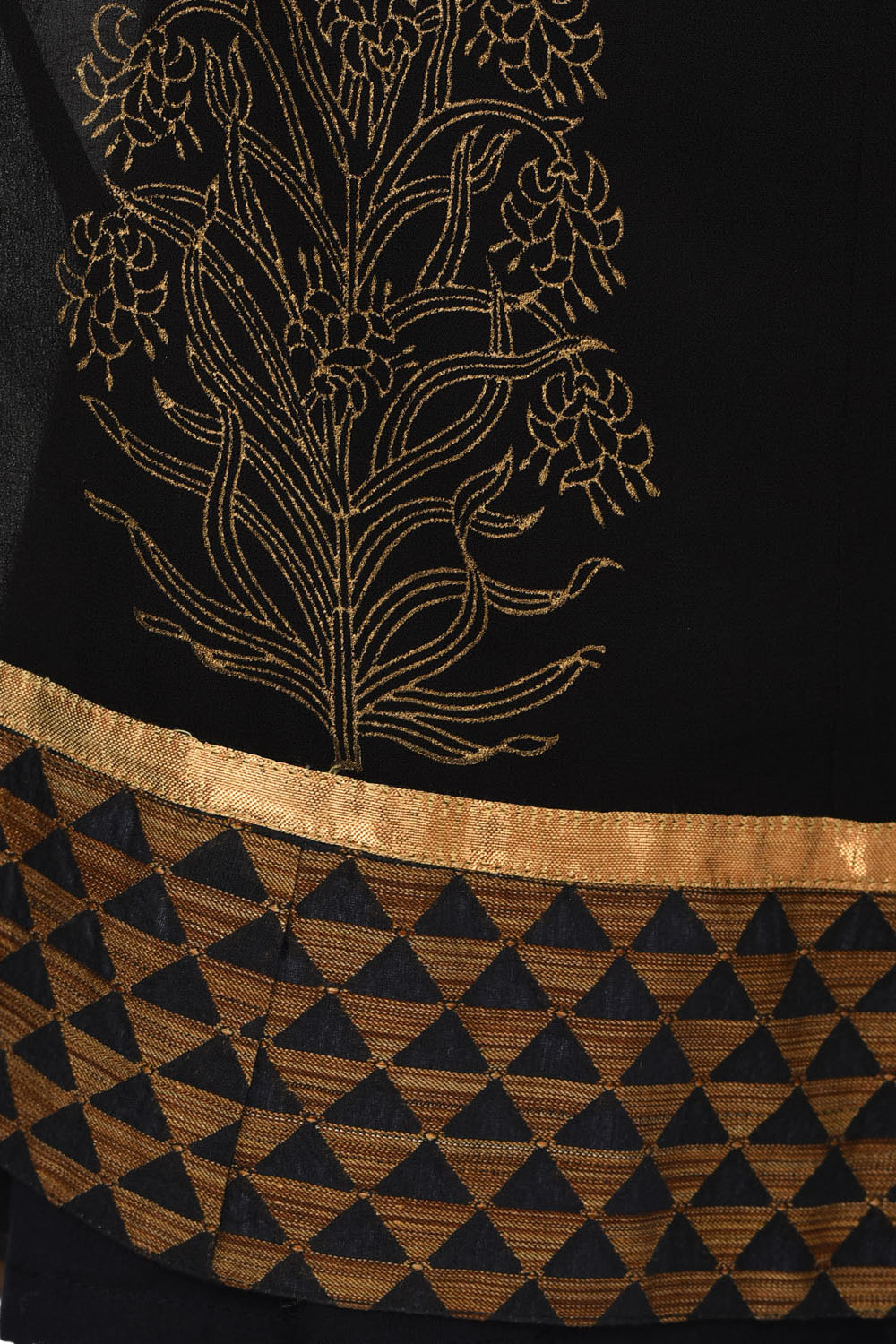 Black Kalidar Viscose Suit Set image number 6