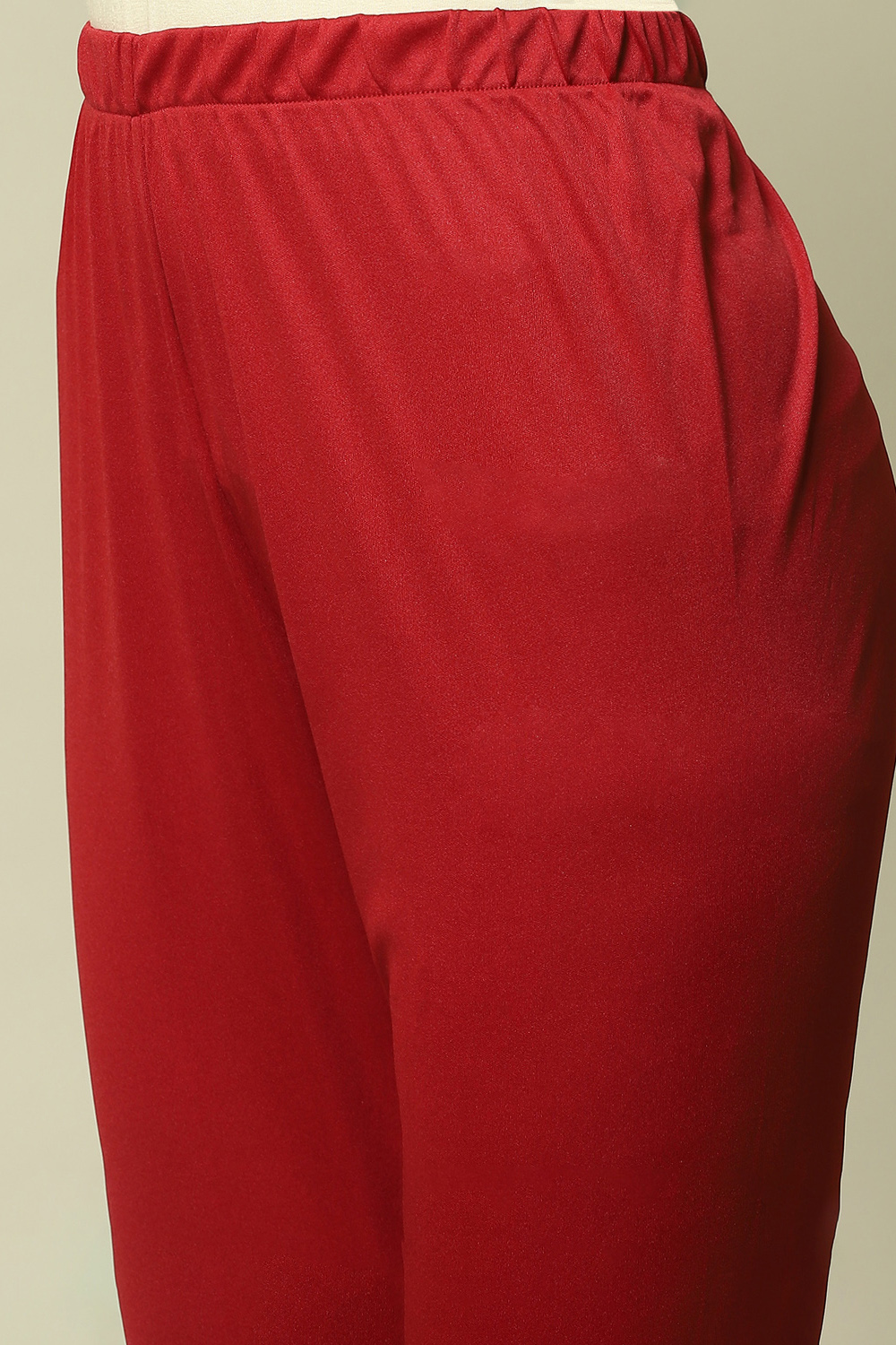 Ecru Polyester Kalidar Printed Kurta Legging Suit Set image number 2