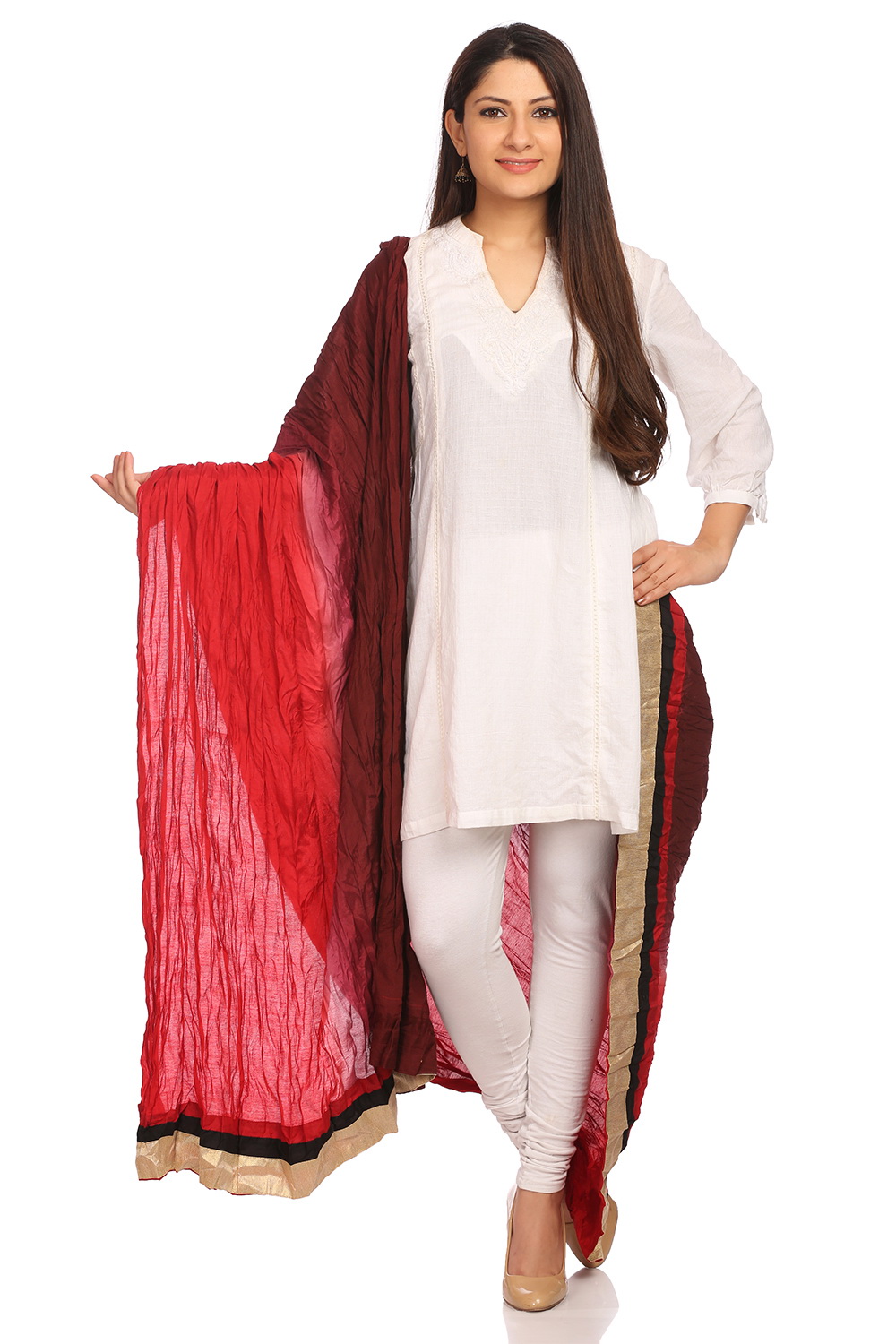 Ombre Cotton Stole image number 0