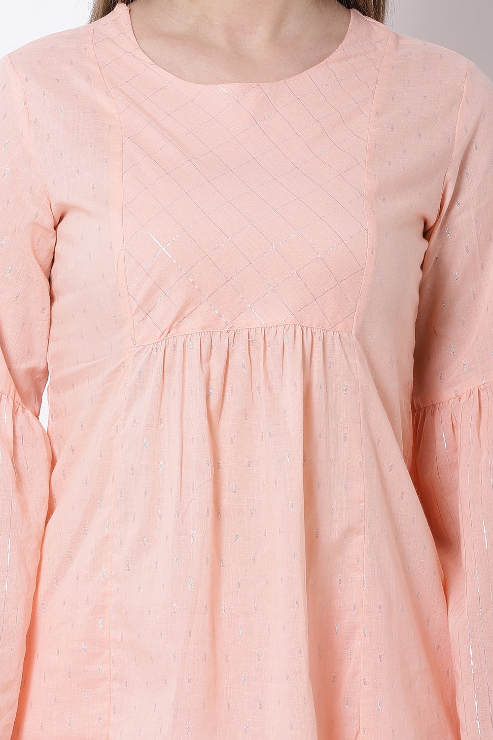 Peach Cotton Indie Top image number 1