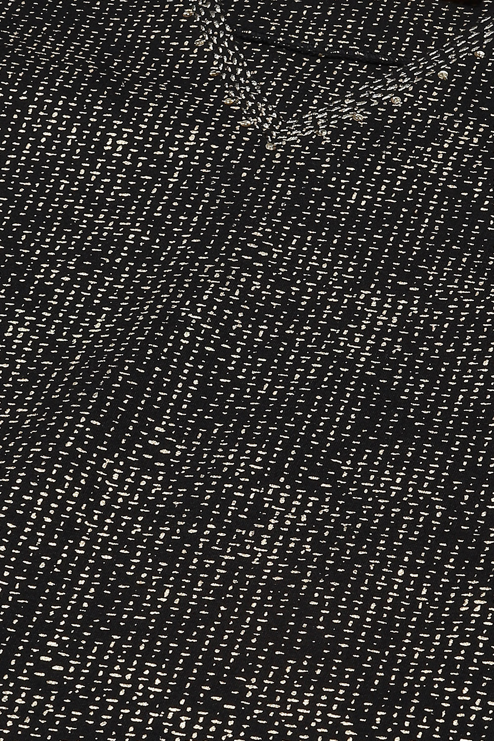 Black Art Silk Short Top image number 1