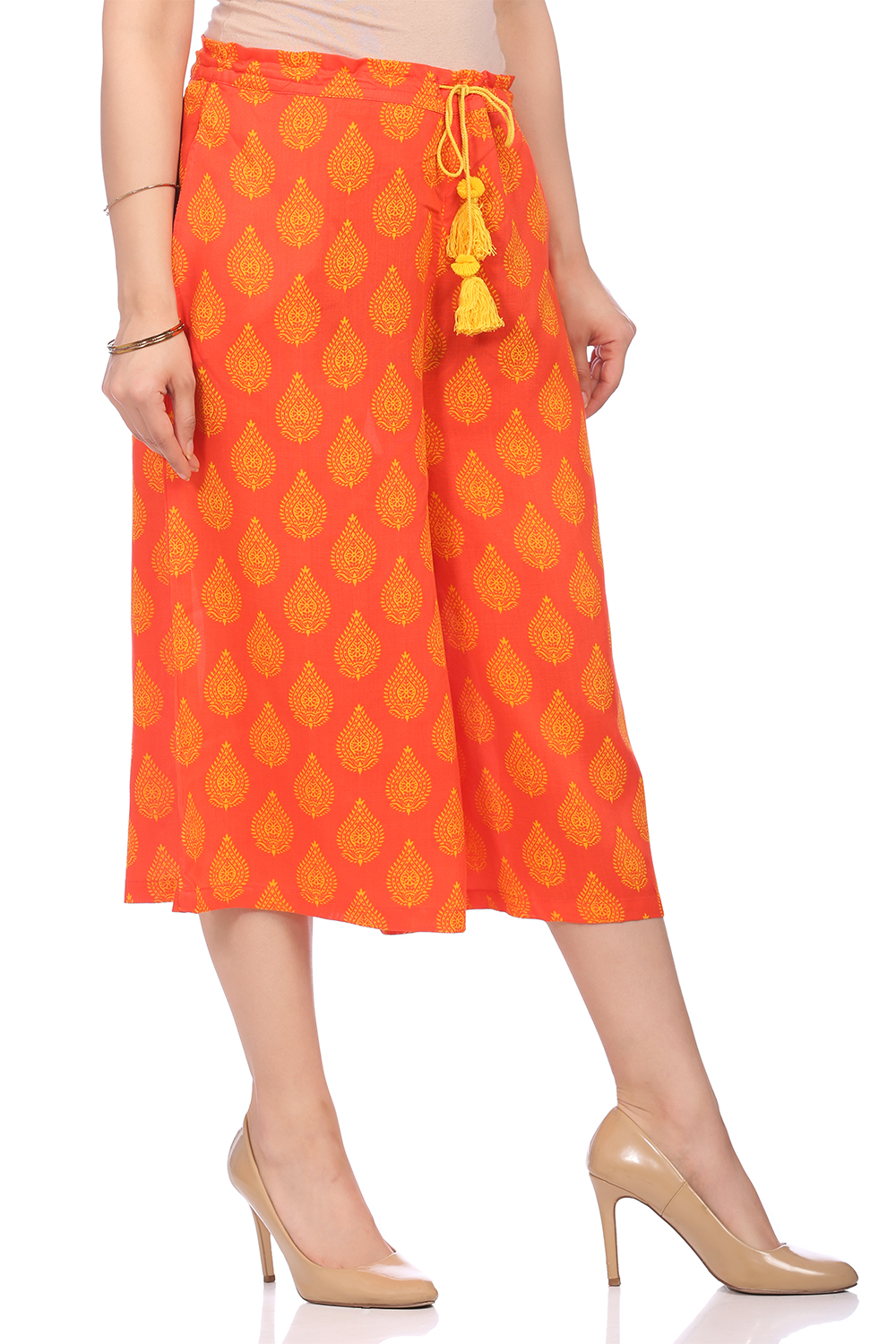 Coral Viscose Fusion Pants image number 3