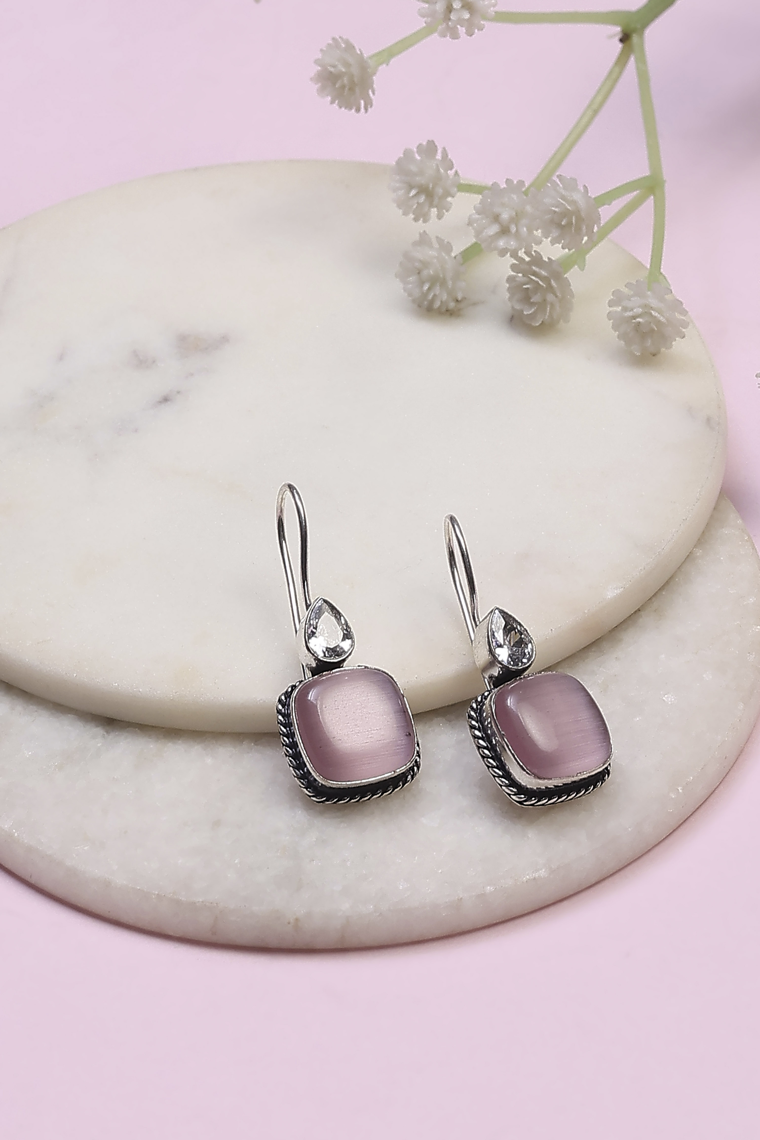 Light Pink Brass Drop & Danglers image number 0