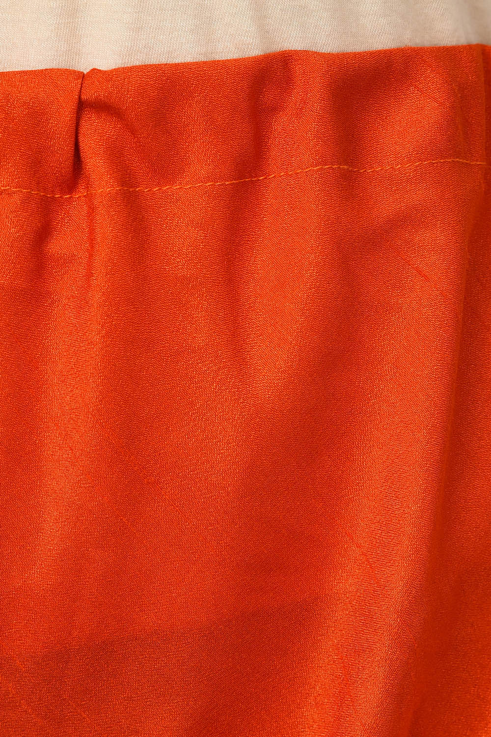Red Anarkali Poly Cotton Suit Set image number 5