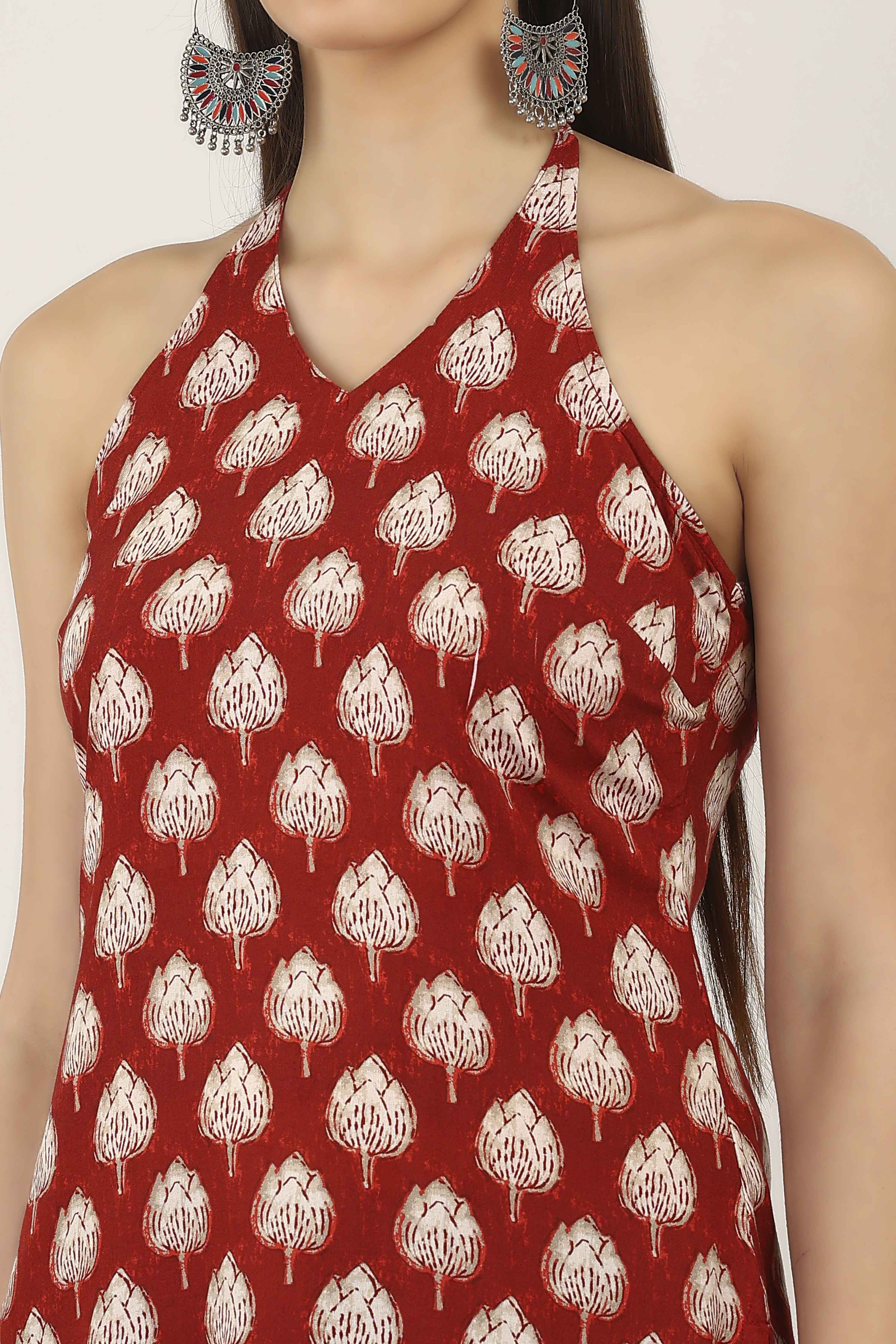 Red Rayon Straight Kurtas image number 1