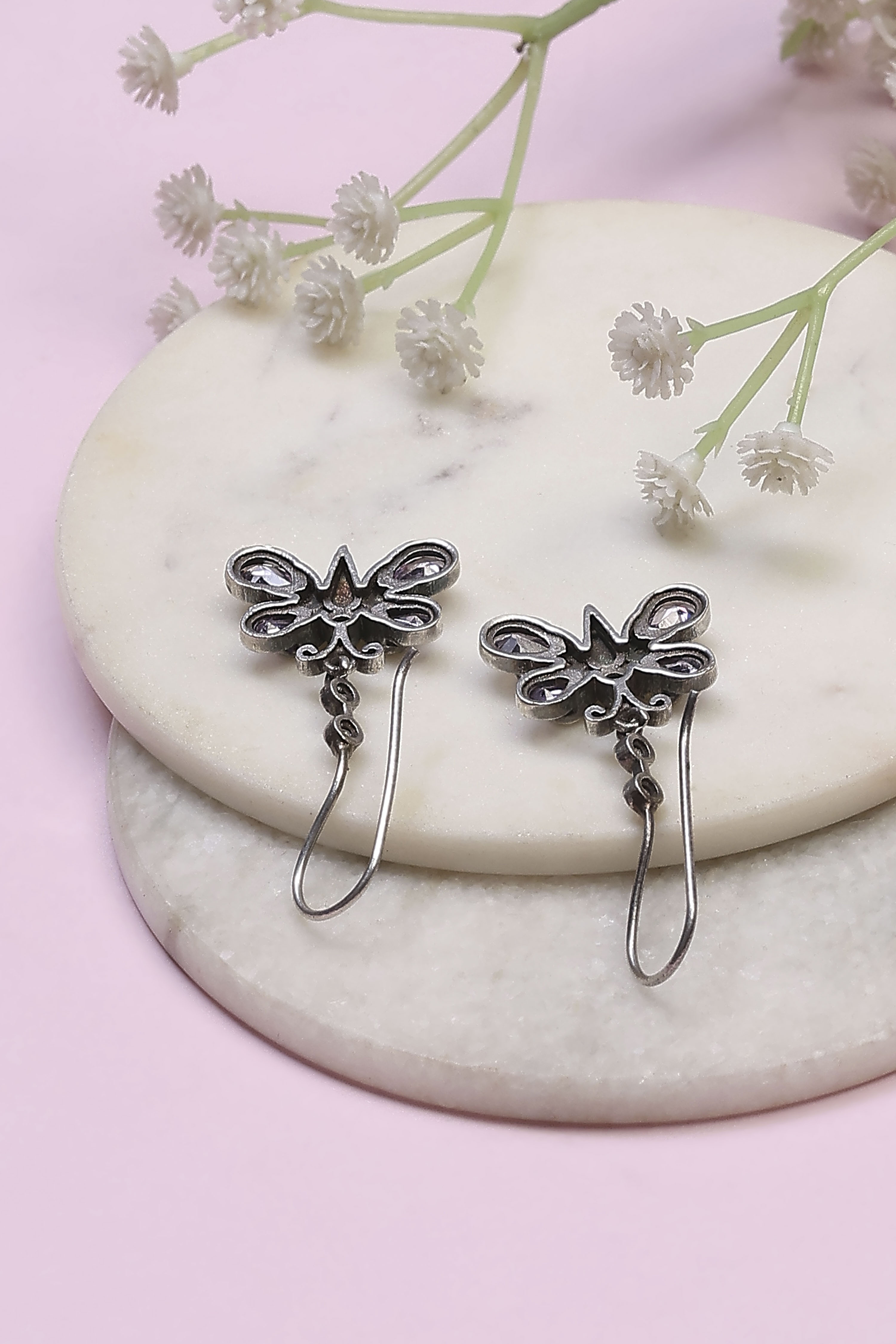 Oxidised Brass Drop & Danglers image number 2