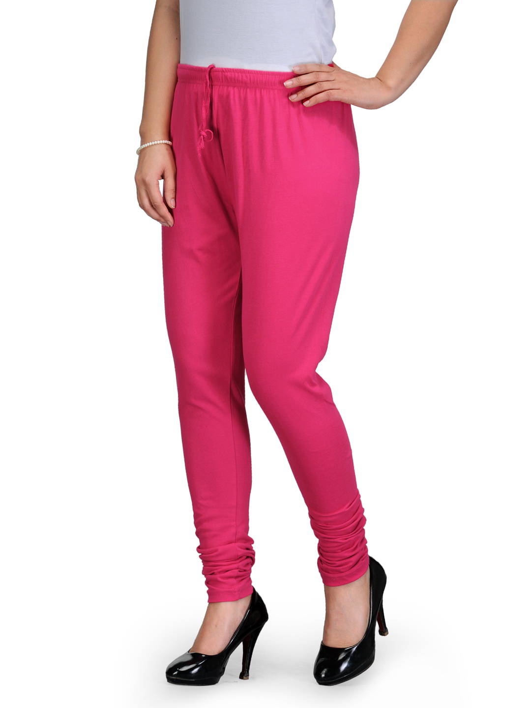 Pink Cotton Leggings image number 2