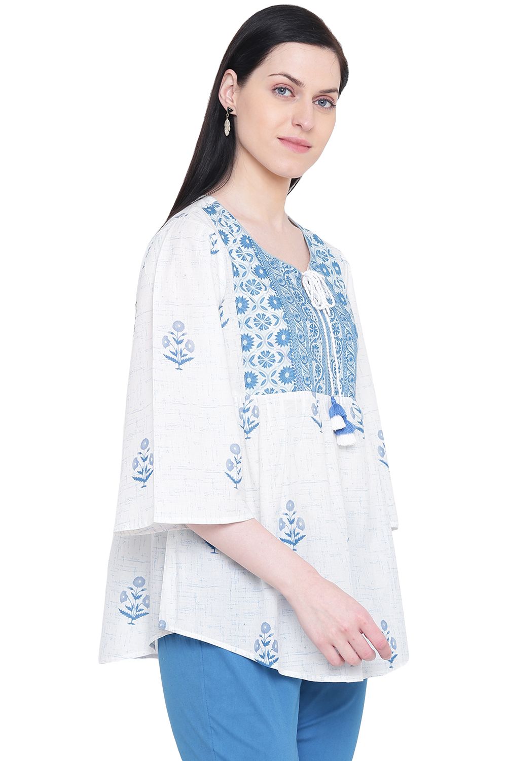 White Cambric Indie Top image number 3