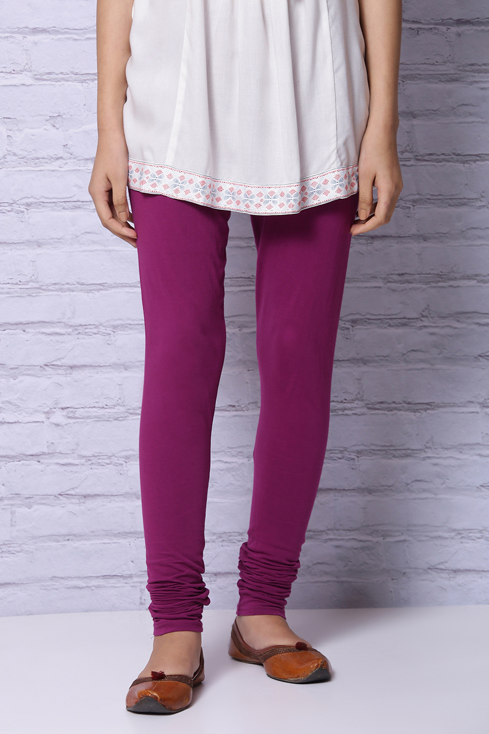 Phalsa Cotton Single Jersey Churidar image number 0