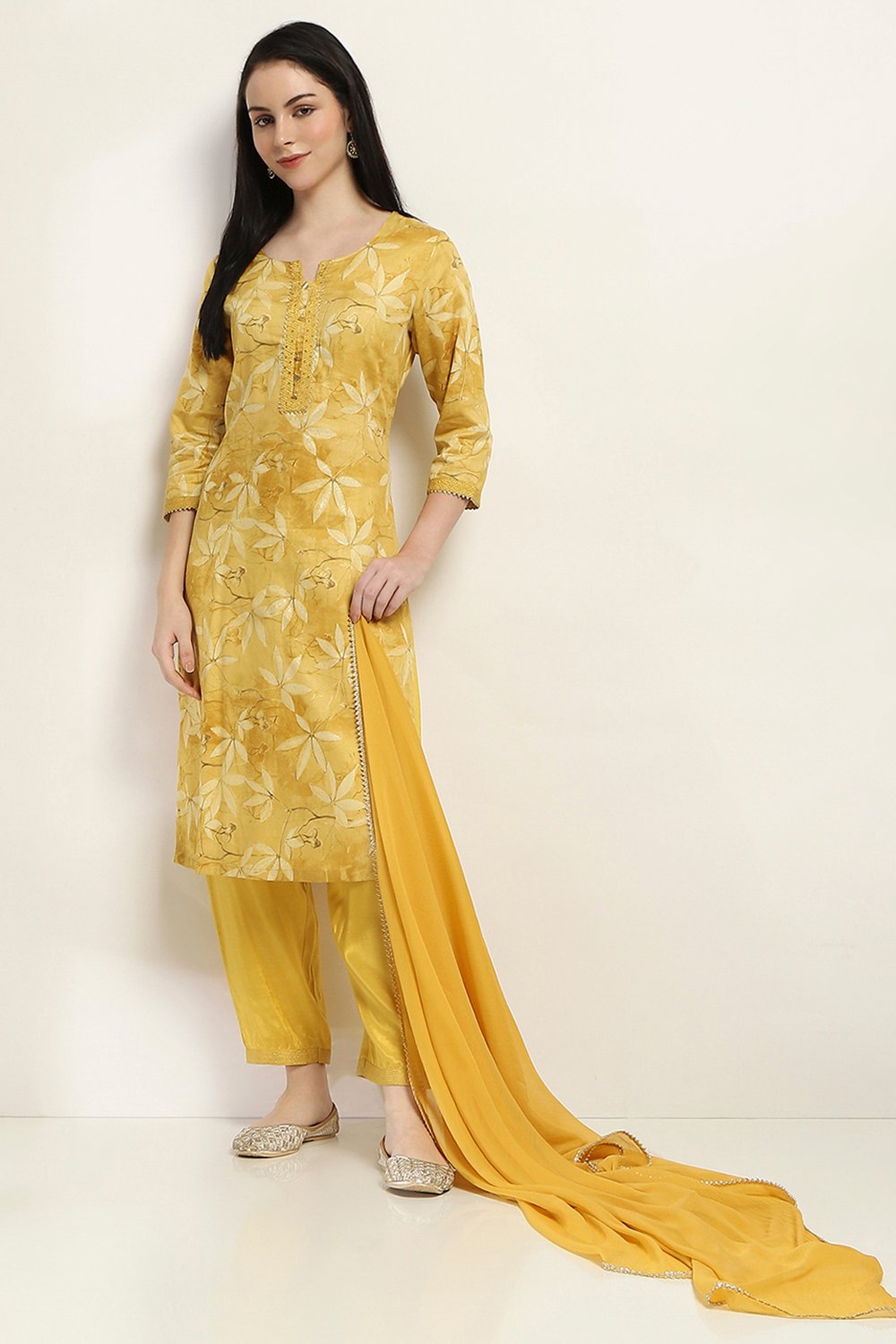 Mauve Cotton Straight Set image number 0