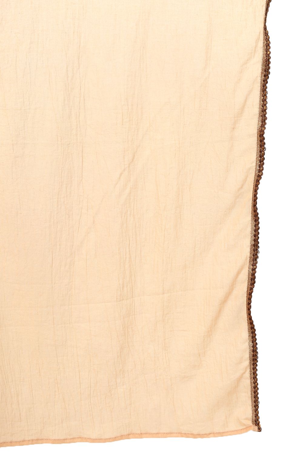 Off White Poly Chanderi Stole image number 1
