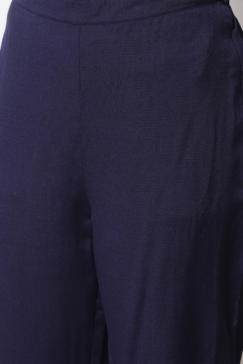 Maroon Acrylic Straight Suit Set image number 2