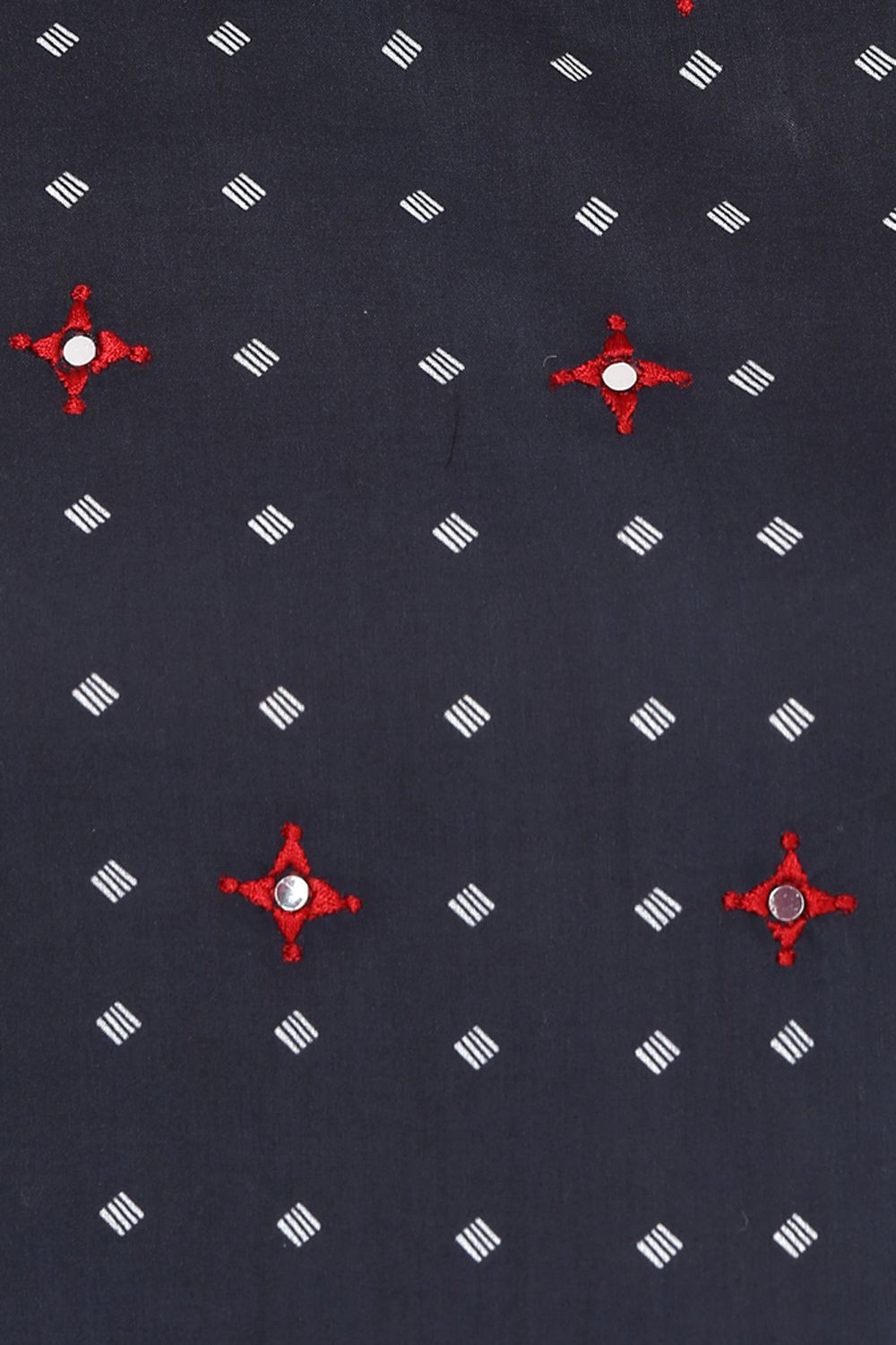 Black Kalidar Cotton Kurta image number 1