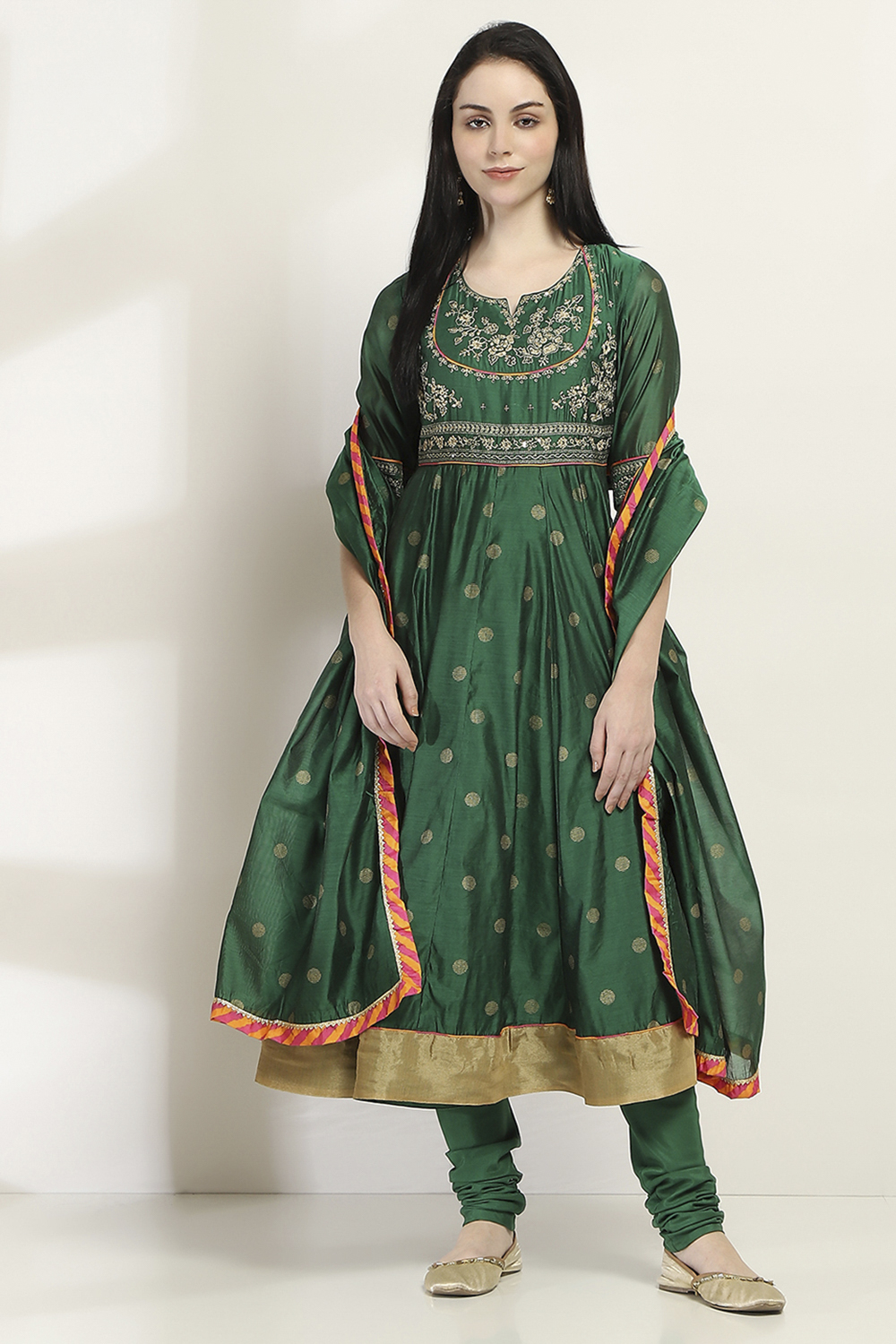 Green Modal Blend Kalidar Set image number 6