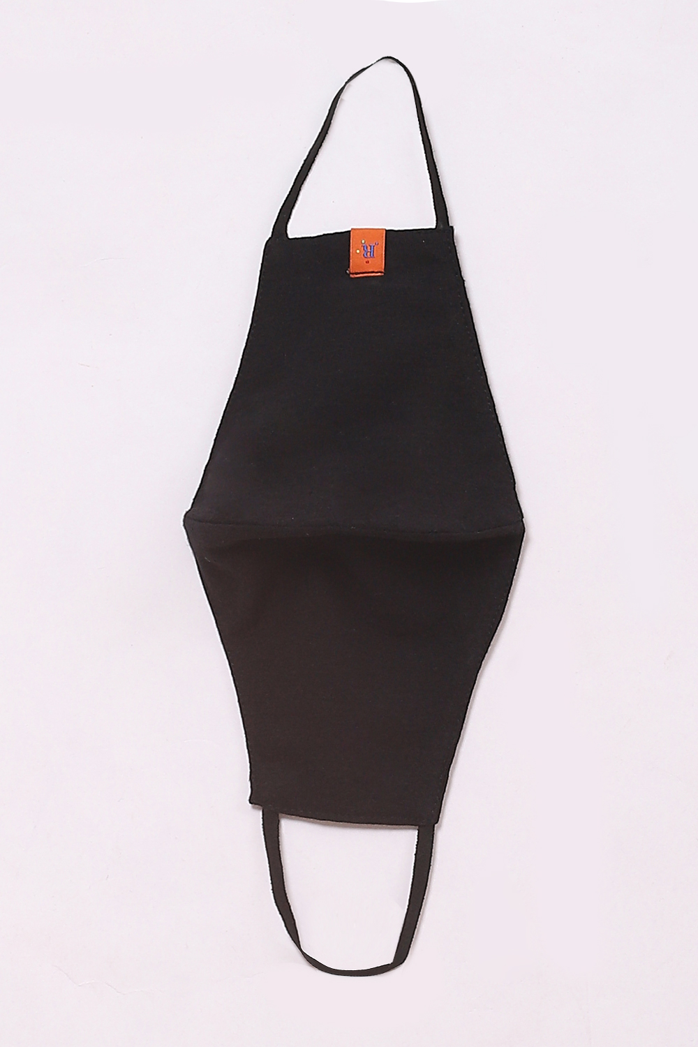 Black Cotton Mask image number 3
