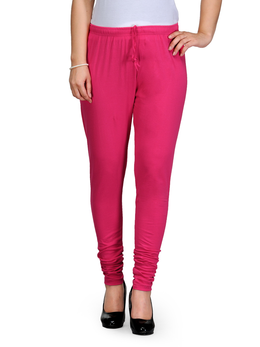 Pink Cotton Leggings image number 0