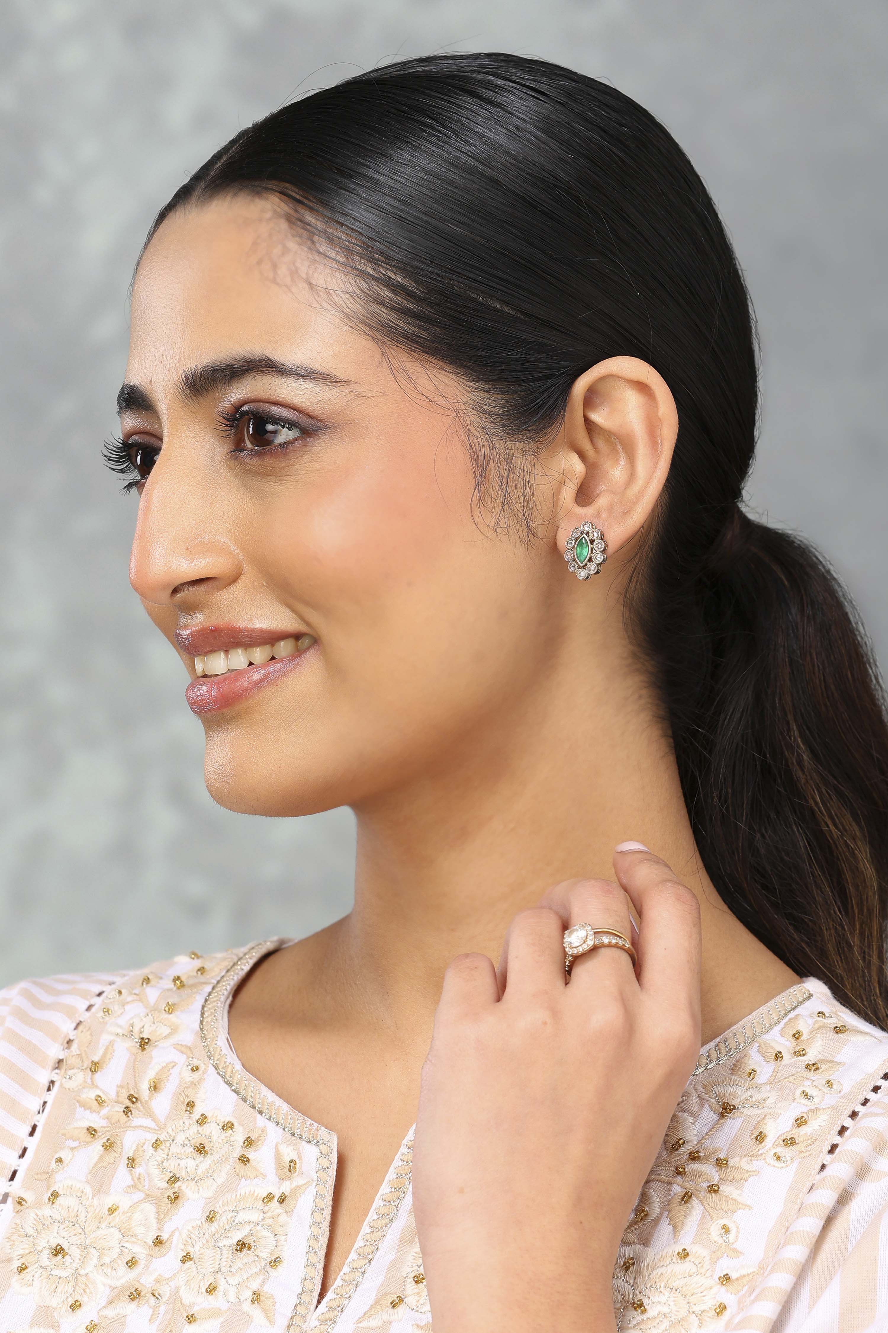 Green Brass Studs image number 1