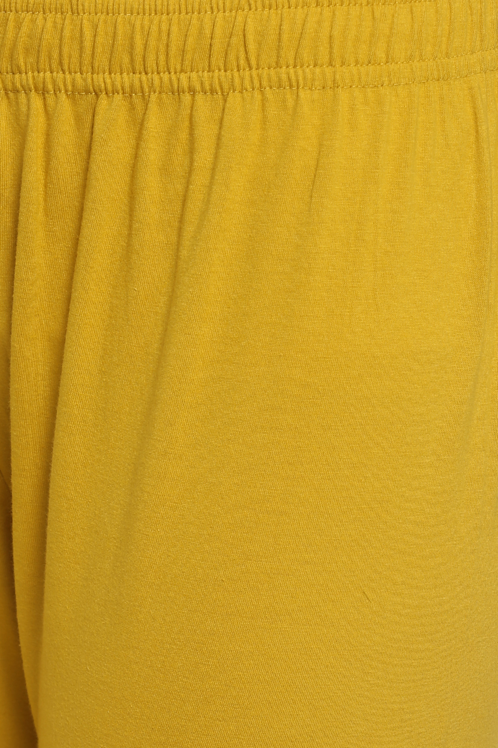 Mustard Cotton Jersey Leggings image number 1