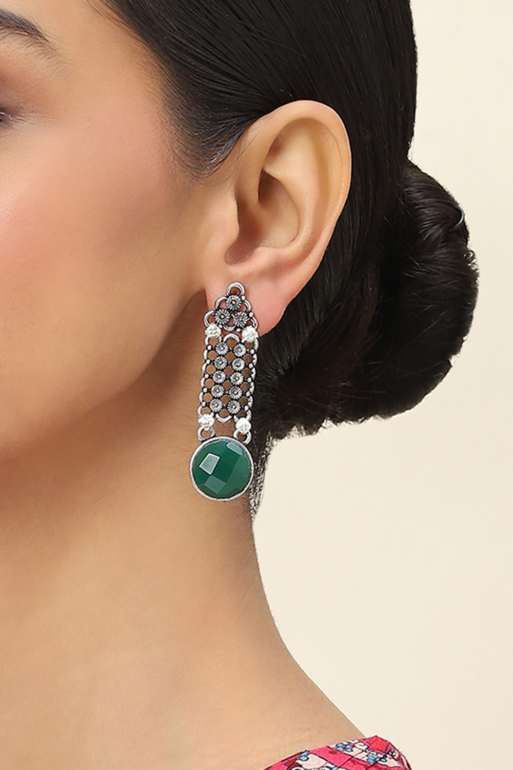Green Alloy Drop & Danglers image number 1
