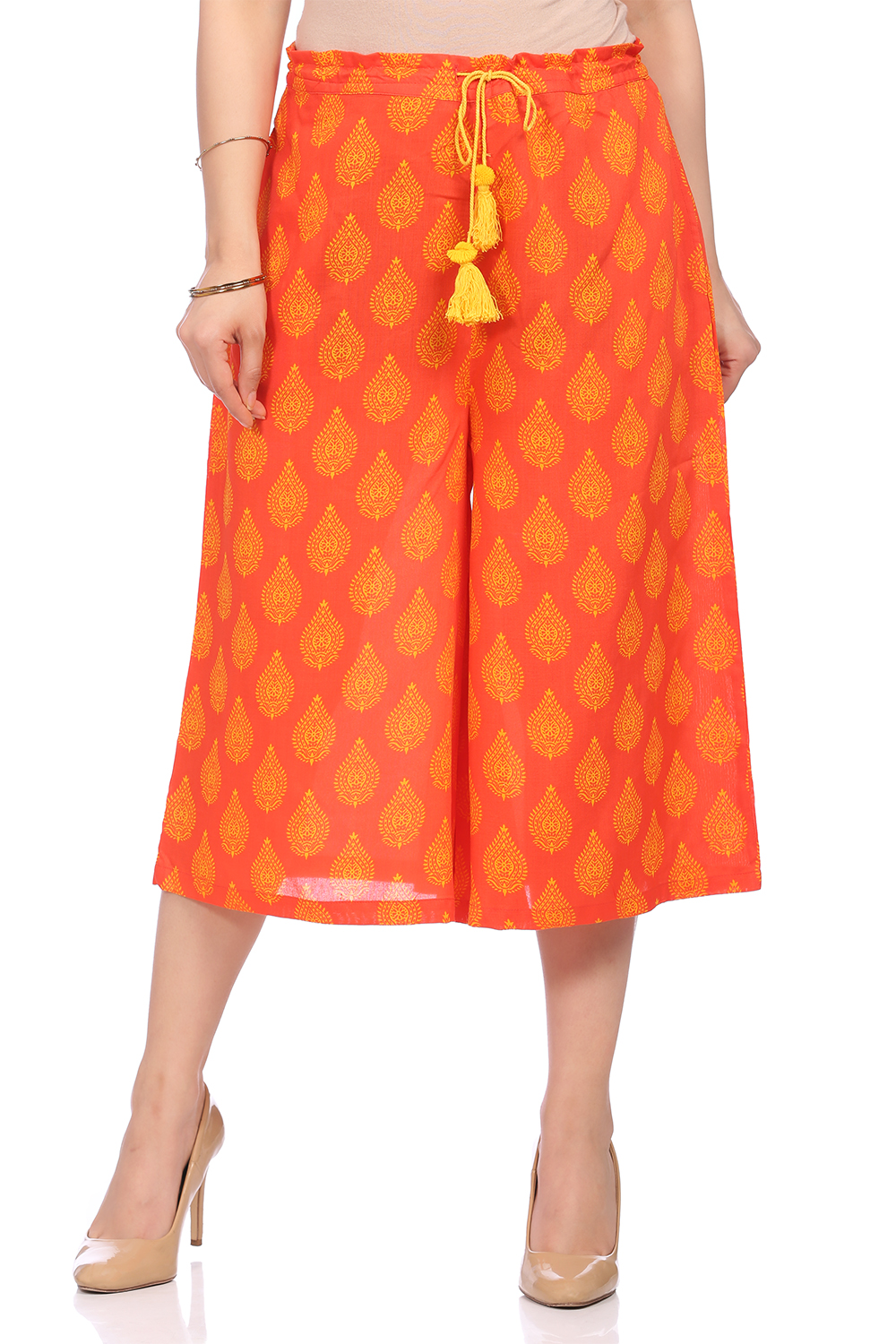 Coral Viscose Fusion Pants image number 0