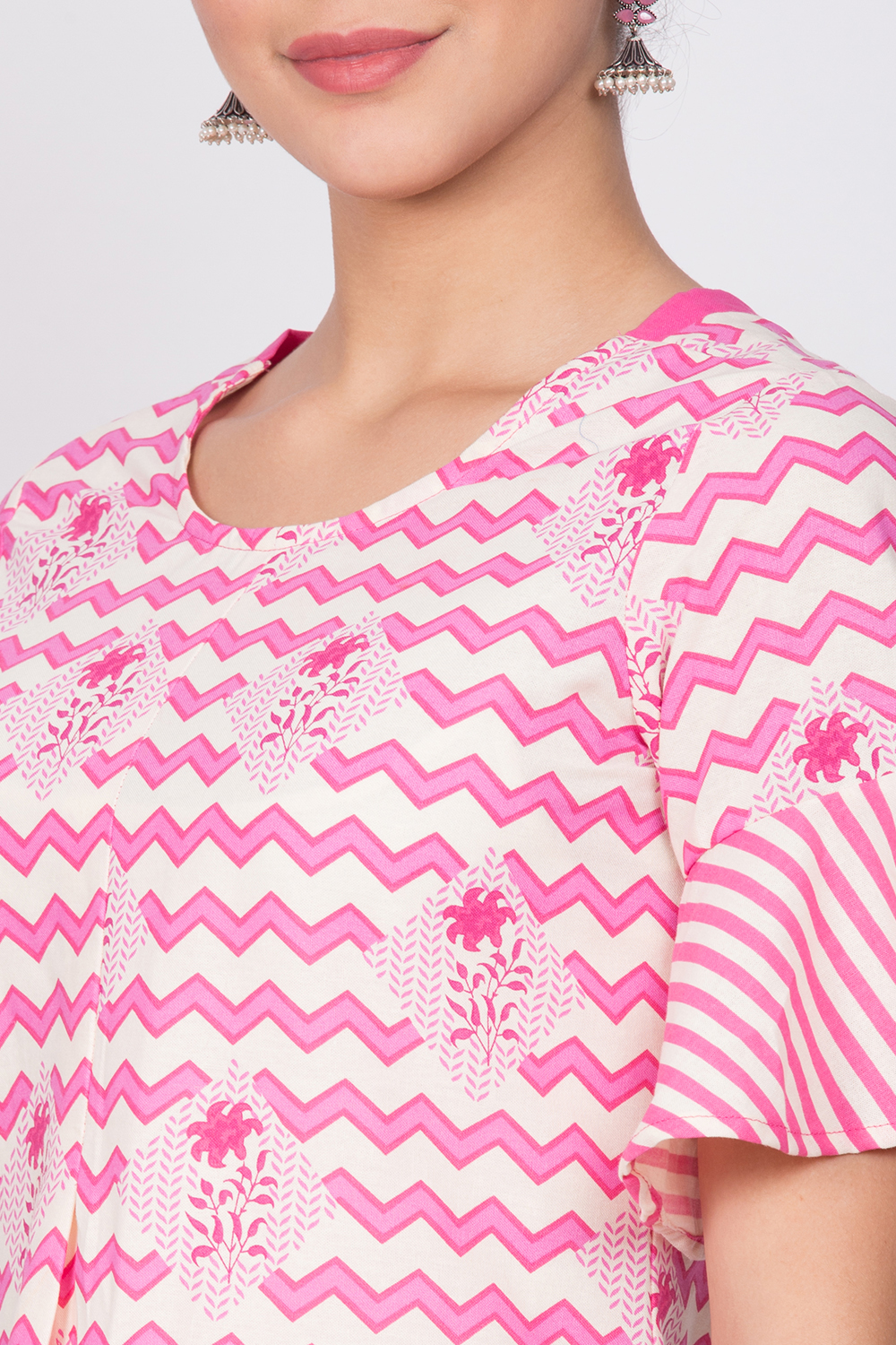 Pink Cotton Indie Top image number 1