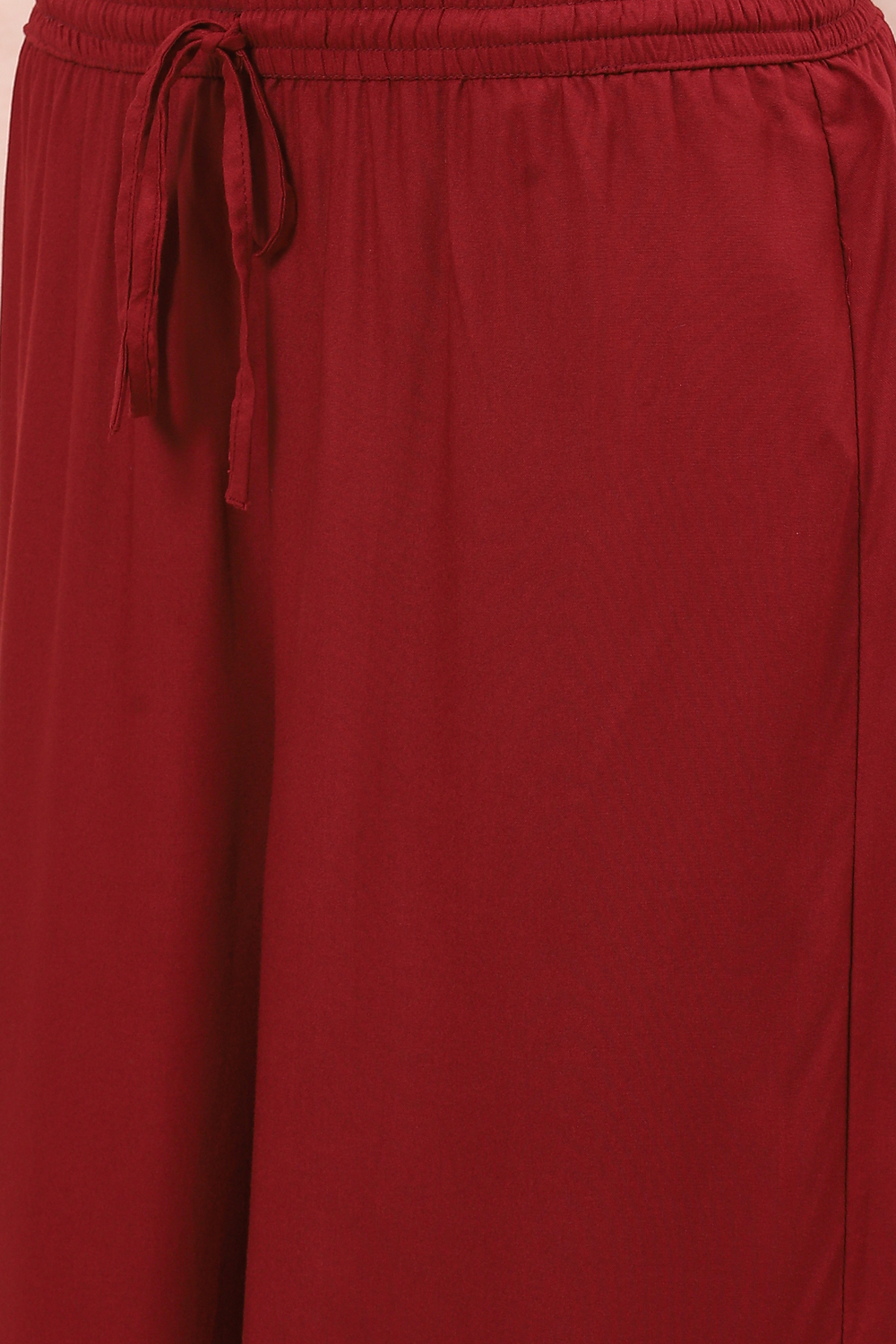 White Viscose Palazzo image number 1