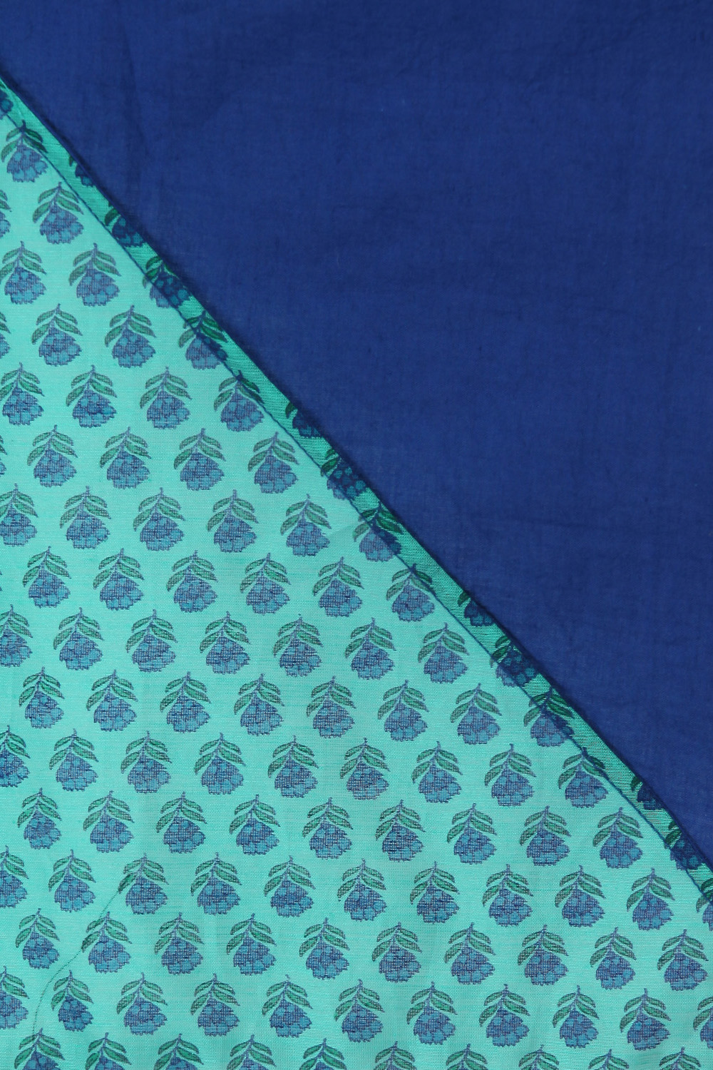 Turquoise Poly Cotton Scarf image number 3
