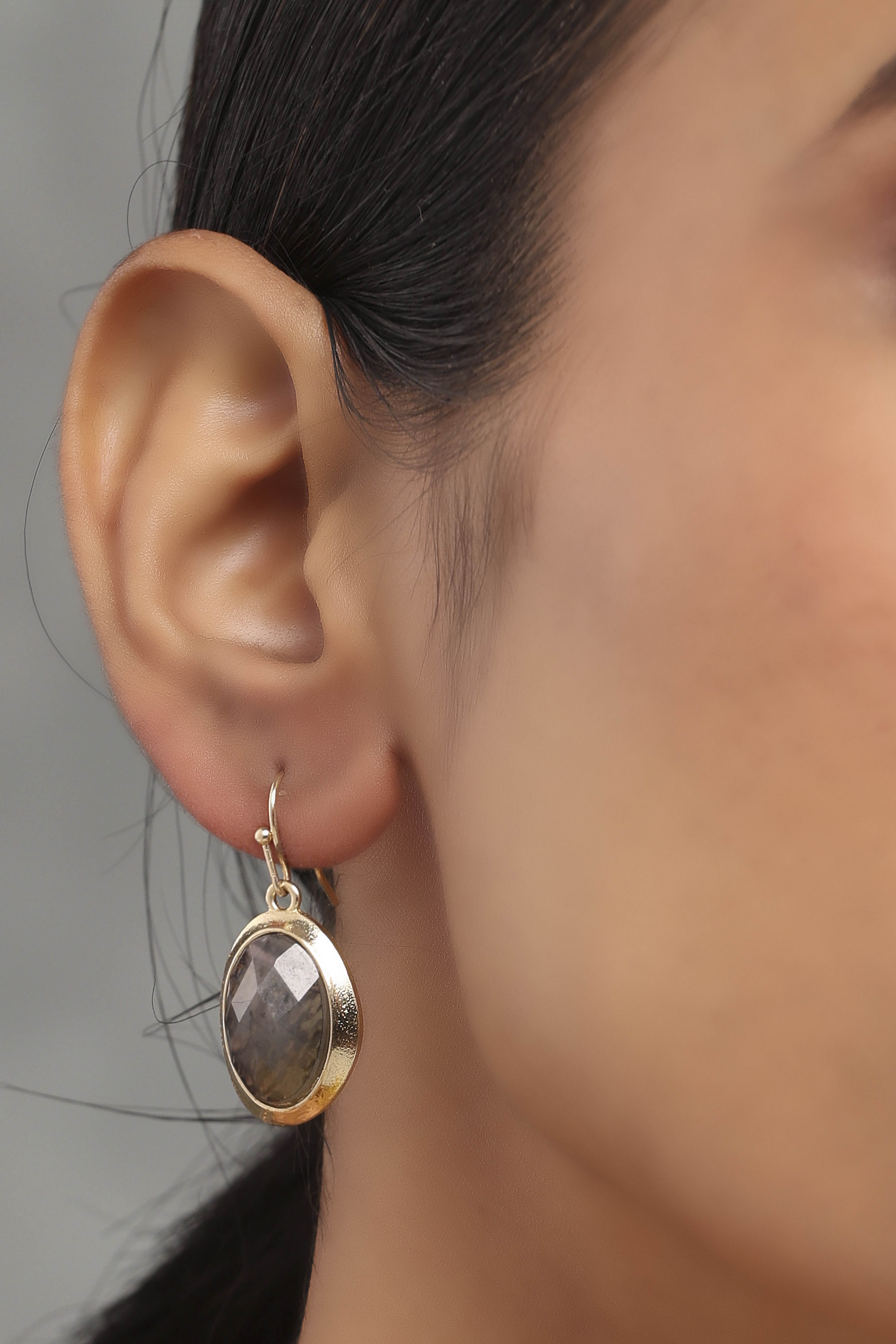 Brown Alloy Drop & Danglers image number 1