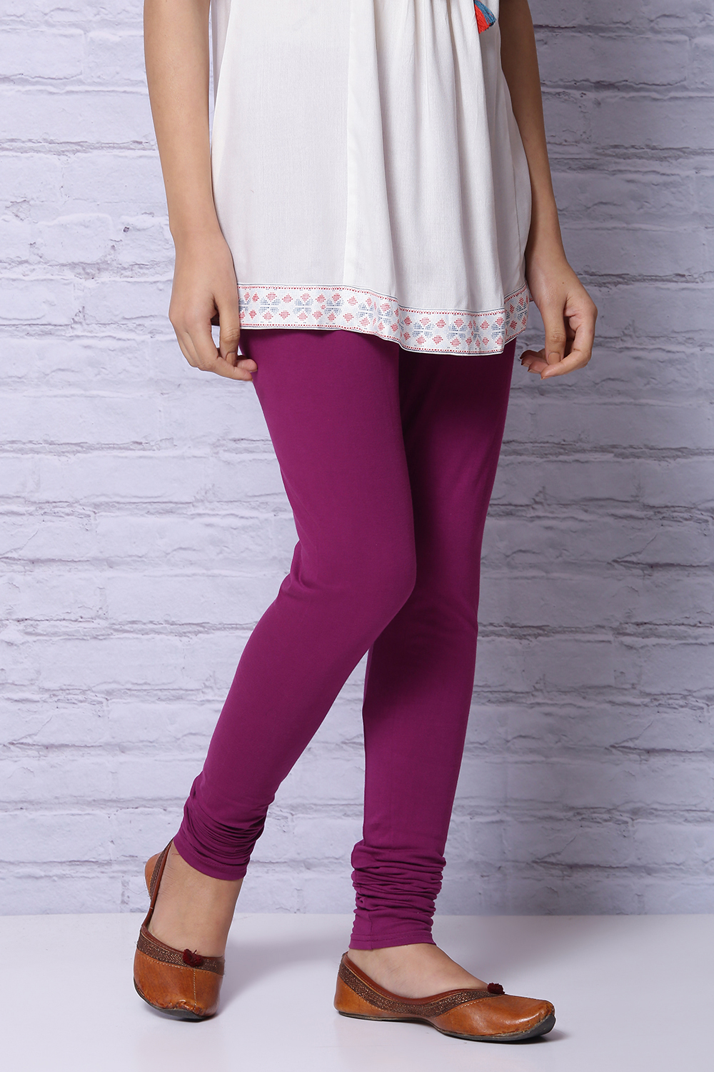 Phalsa Cotton Single Jersey Churidar image number 3